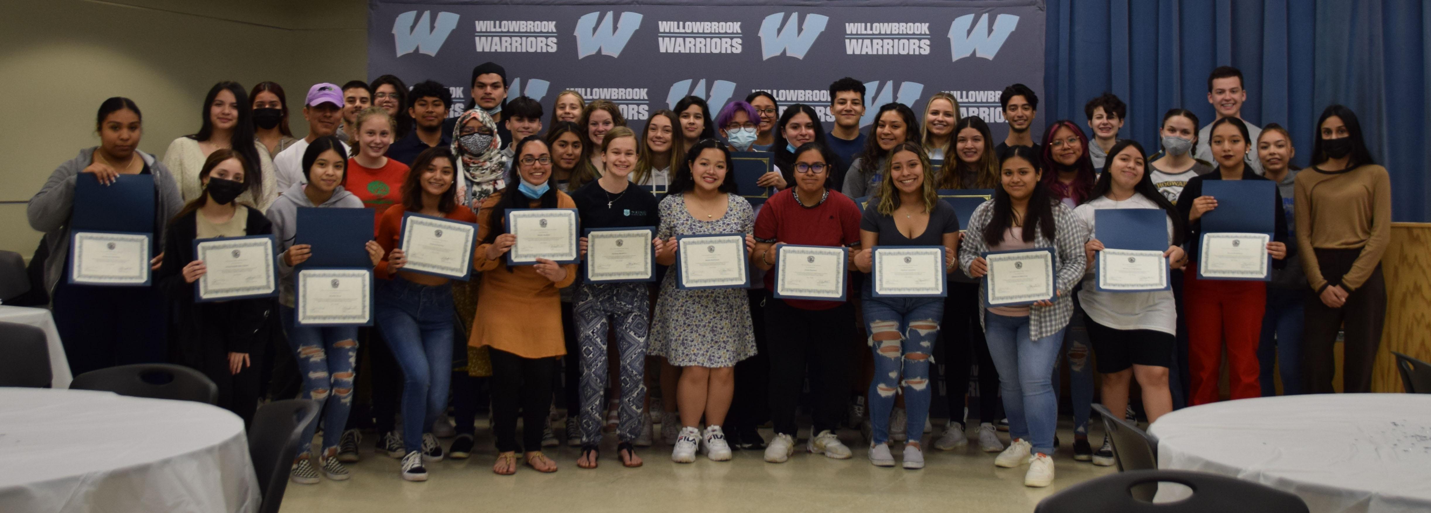 Willowbrook students earn state-level world language recognition