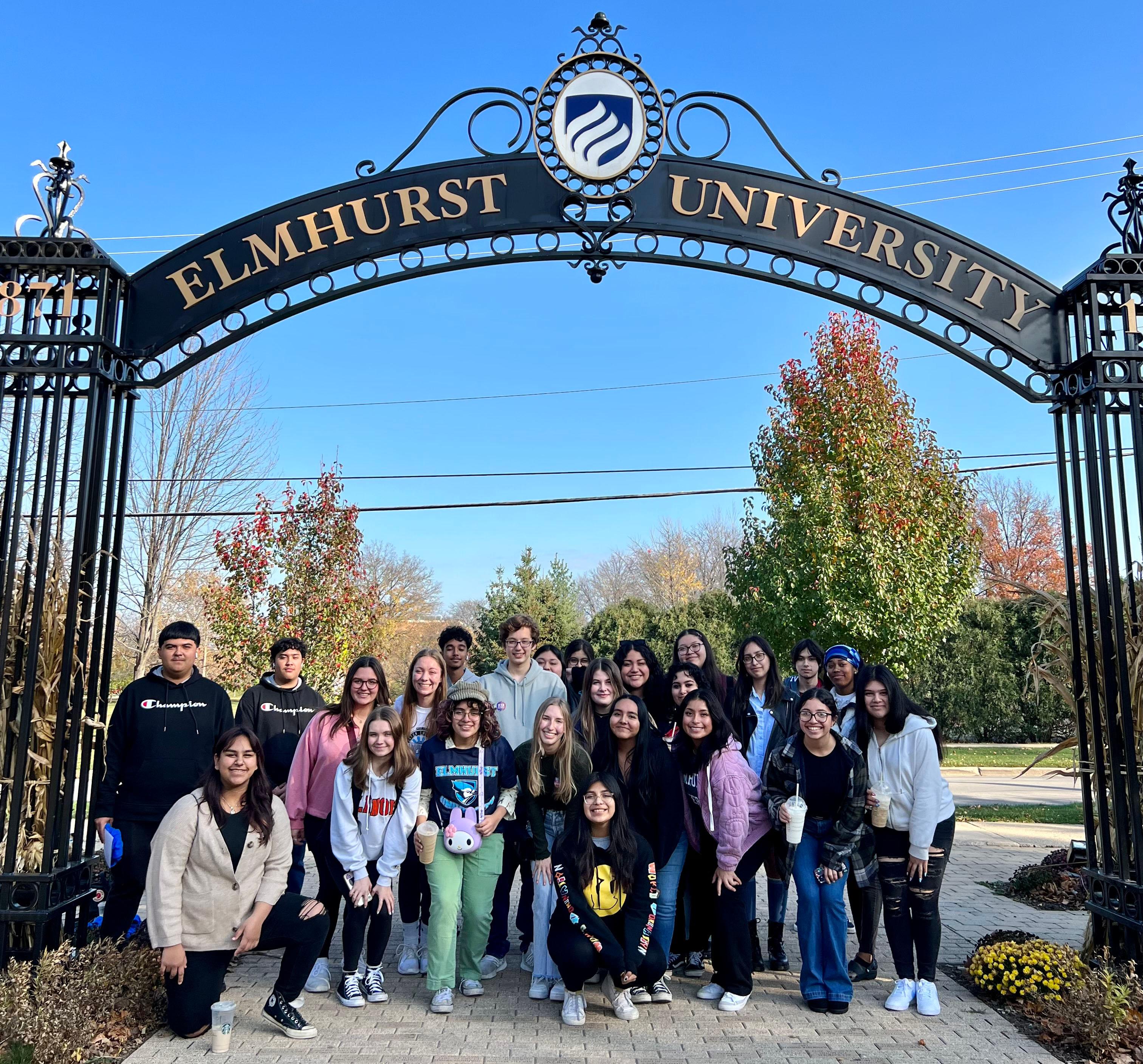 Addison Trail students visit Elmhurst University