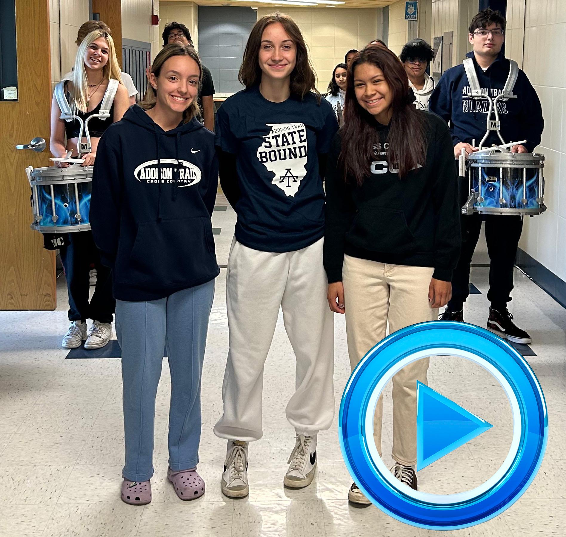 Addison Trail hosts State send-off celebration for member of Girls Track & Field Team