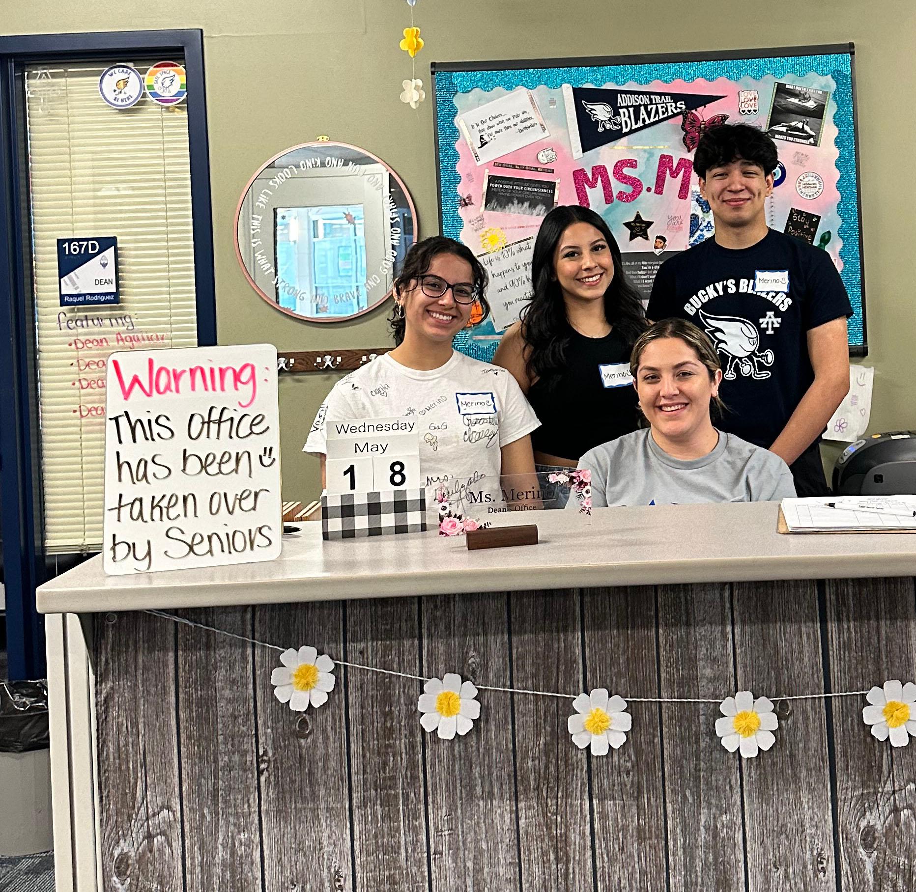 Seniors ‘take over’ Addison Trail for a day
