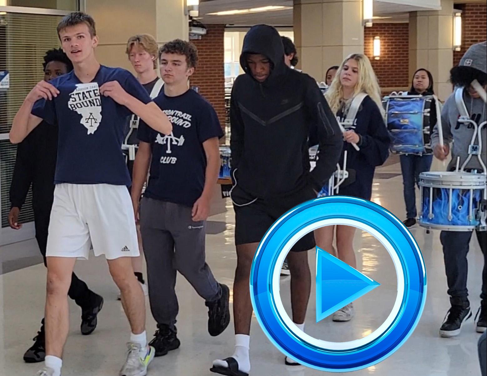 Addison Trail hosts State send-off celebration for member of Boys Track & Field Team