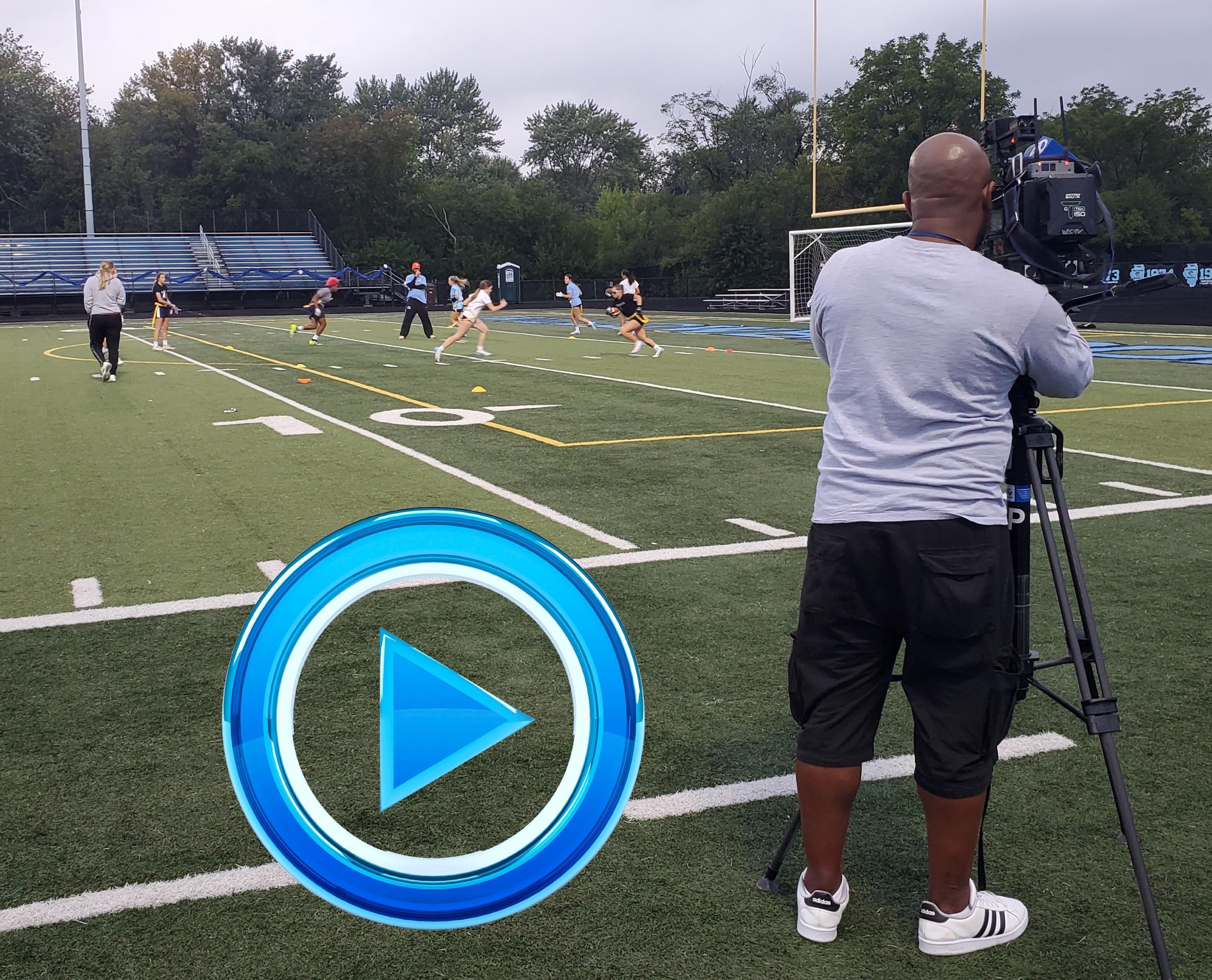 Willowbrook Flag Football Team featured on ABC7 and in Bears video, receive special message from Bears head coach