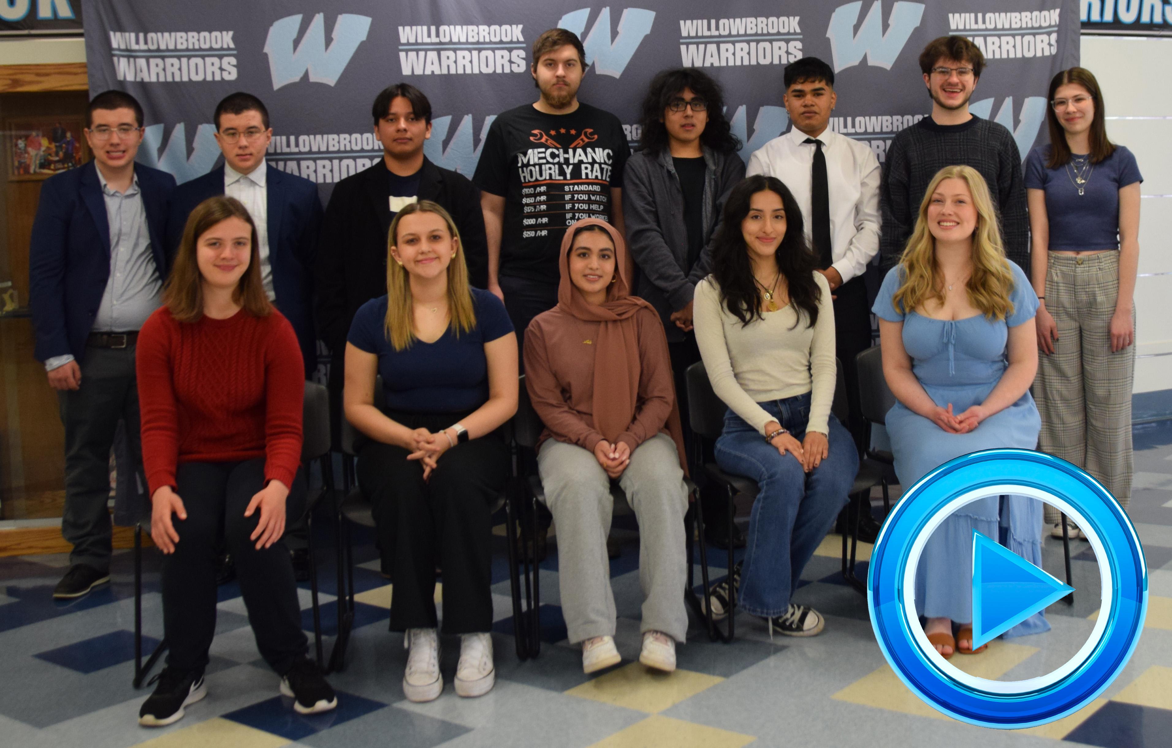 Willowbrook presents 2023-24 fourth-quarter Outstanding Students and Outstanding Teacher