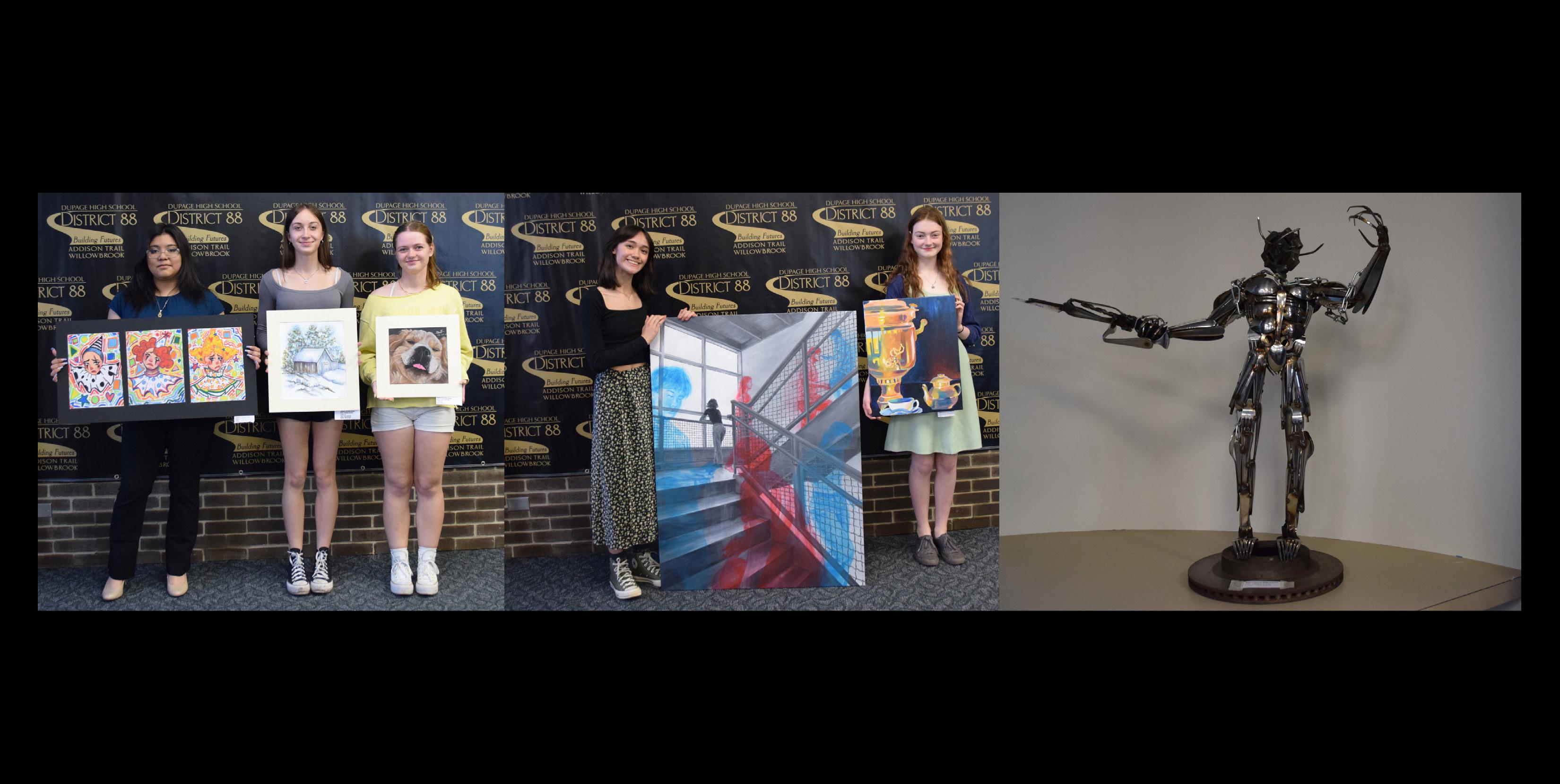 Six students named as District 88 Art Scholarship recipients