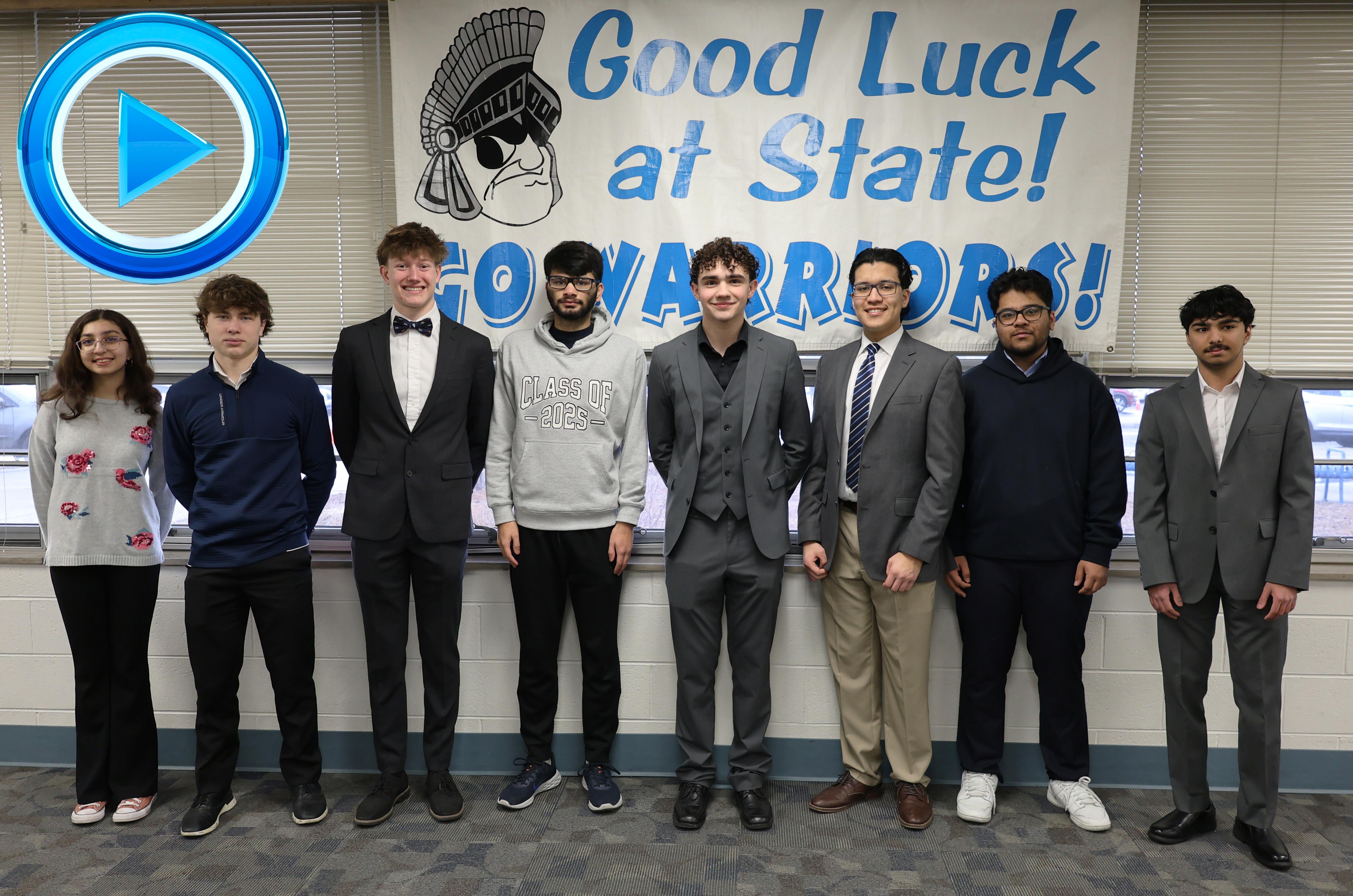 Willowbrook hosts State send-off celebration for members of Business Professionals of America (BPA) Team