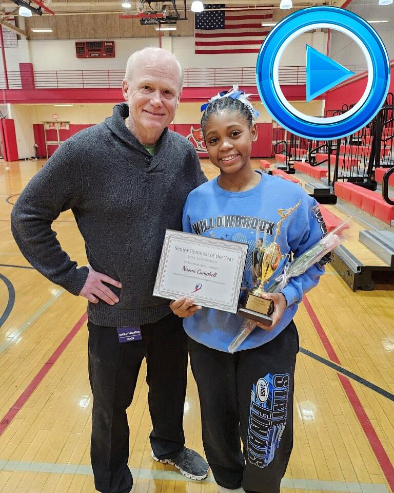 Member of Willowbrook Girls Gymnastics Team makes school history, wraps up successful career