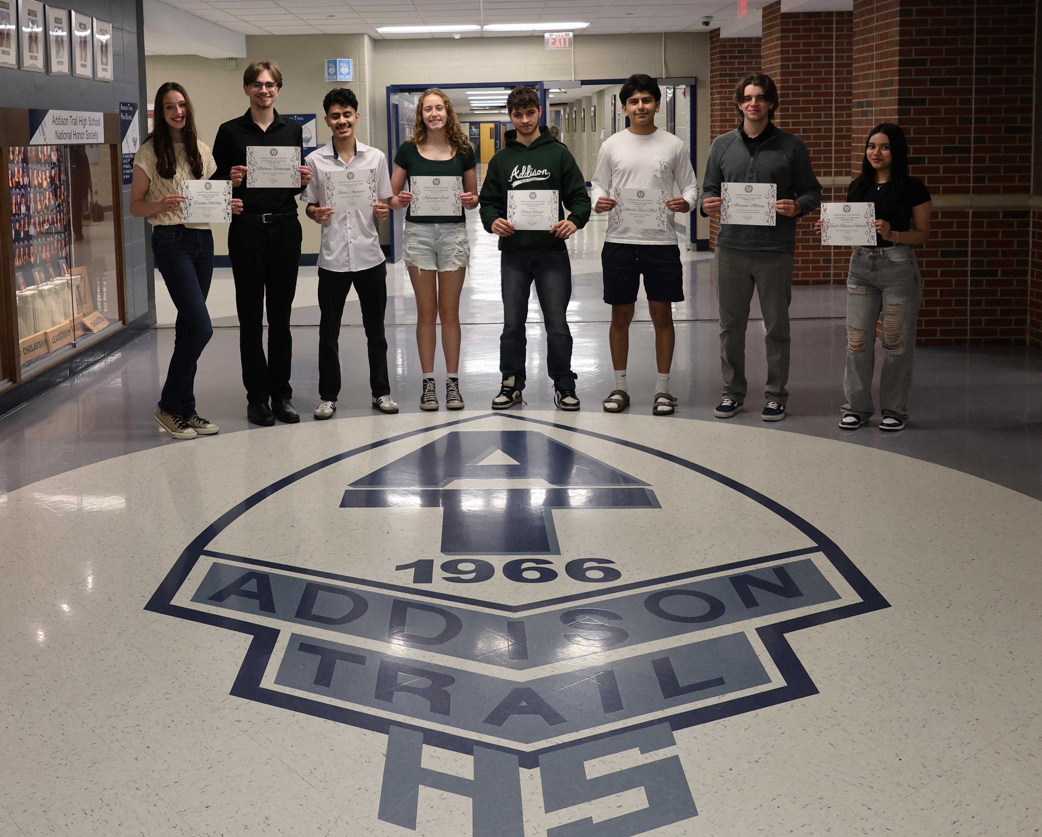 Addison Trail recognizes Students of Second Semester