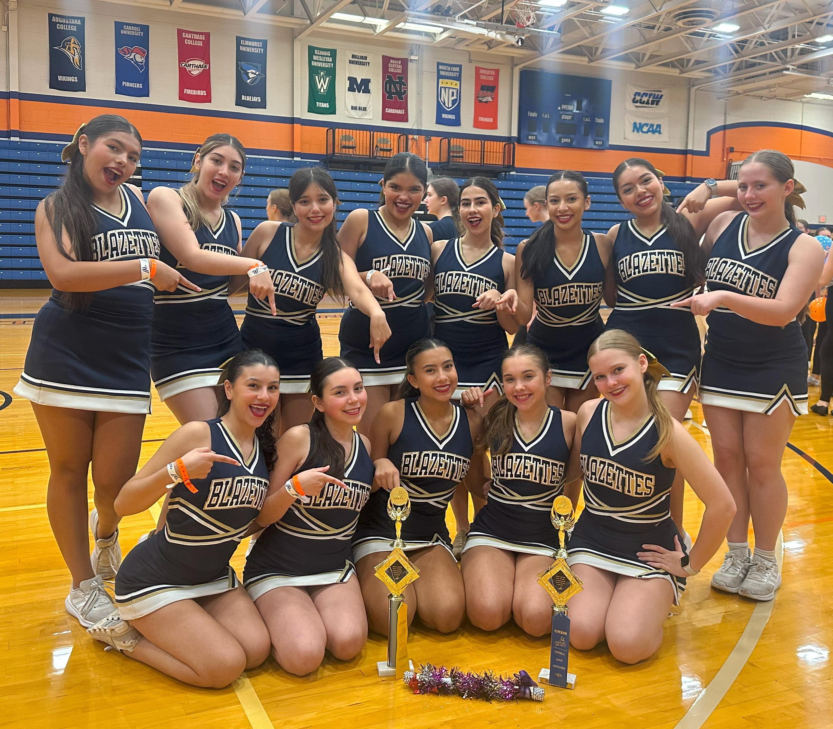 Addison Trail Blazettes earn awards at Universal Dance Association camp