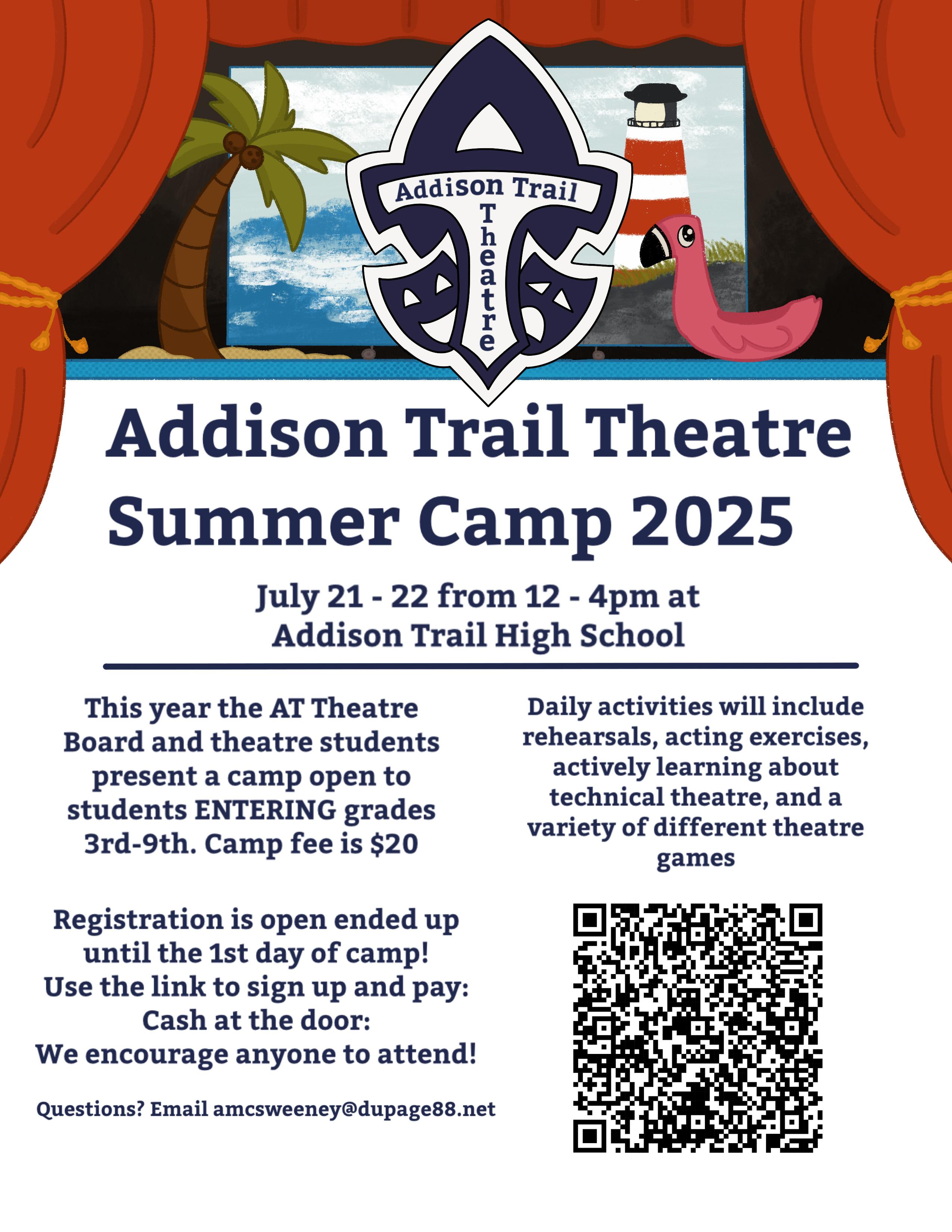 Addison Trail to host Theatre Summer Camp