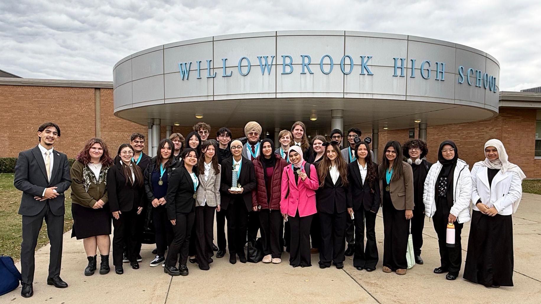 Willowbrook Speech Team earns awards at Joliet West High School tournament