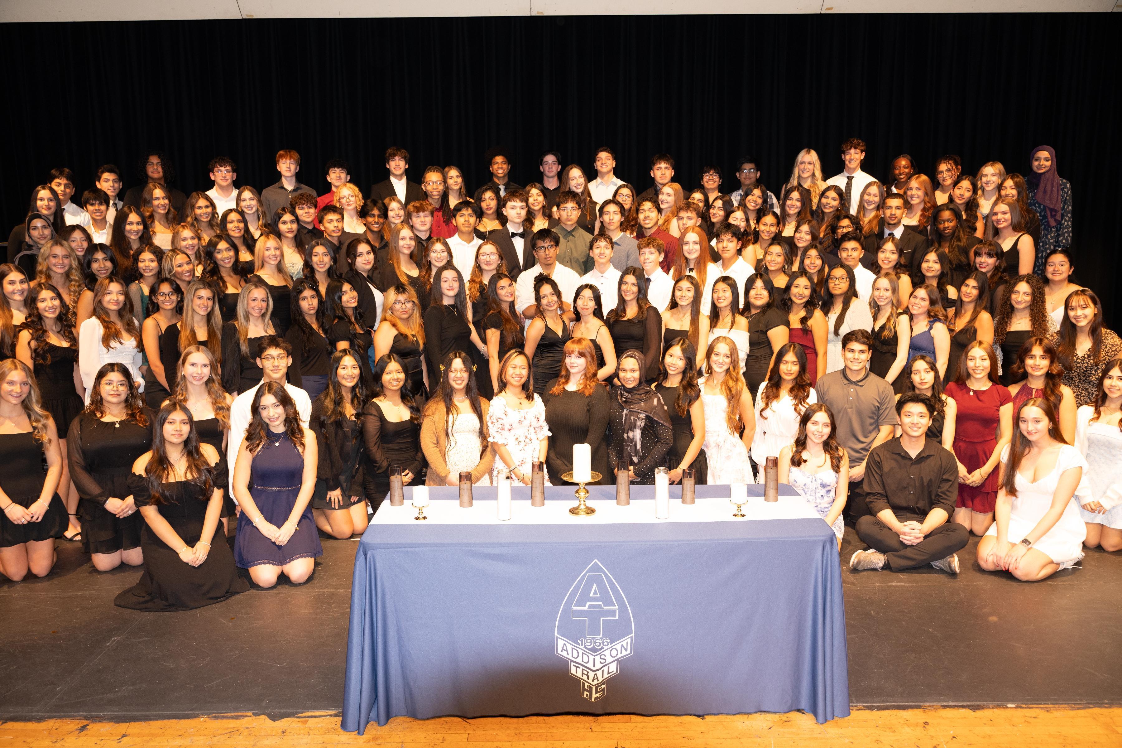Addison Trail students inducted, reaffirmed into National Honor Society