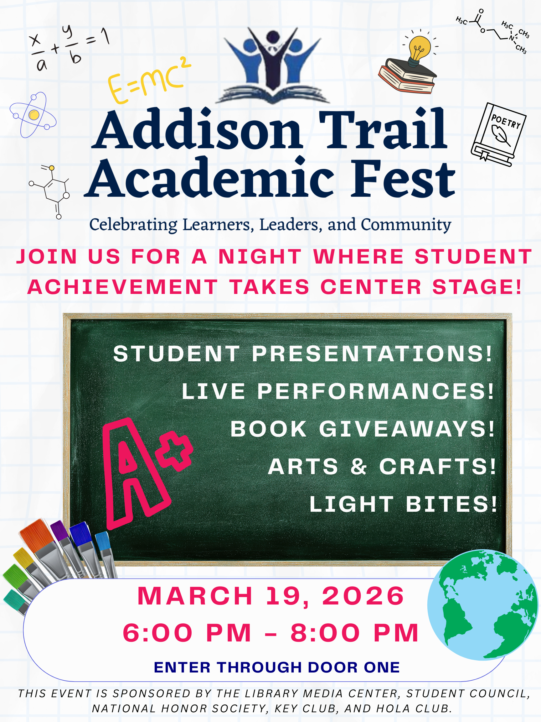 You’re invited to attend Addison Trail’s first Academic Fest