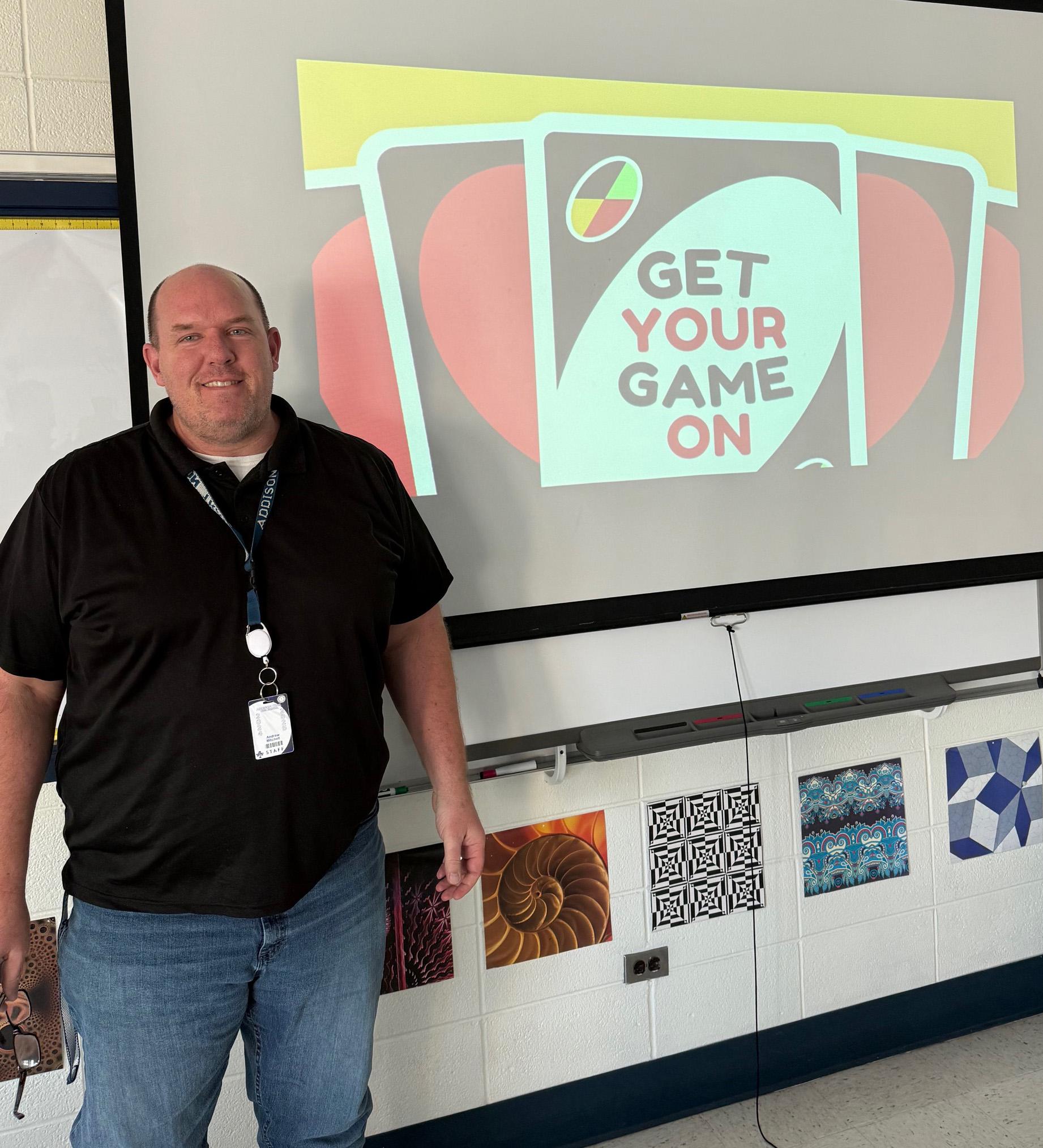 Addison Trail math teacher presents during conference 