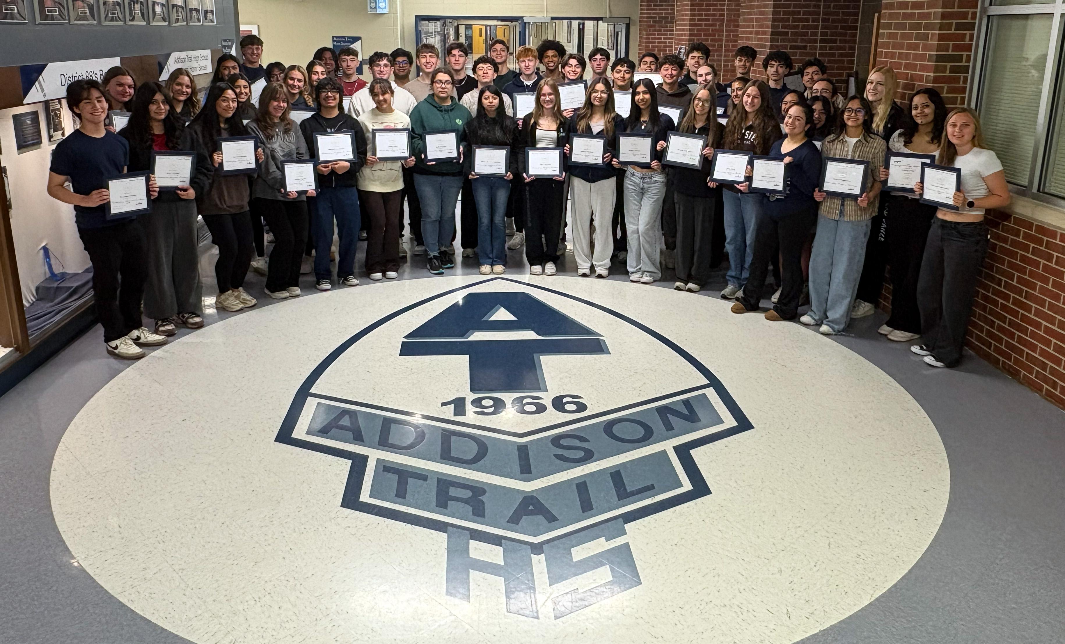 Addison Trail seniors recognized by President’s Education Awards Program