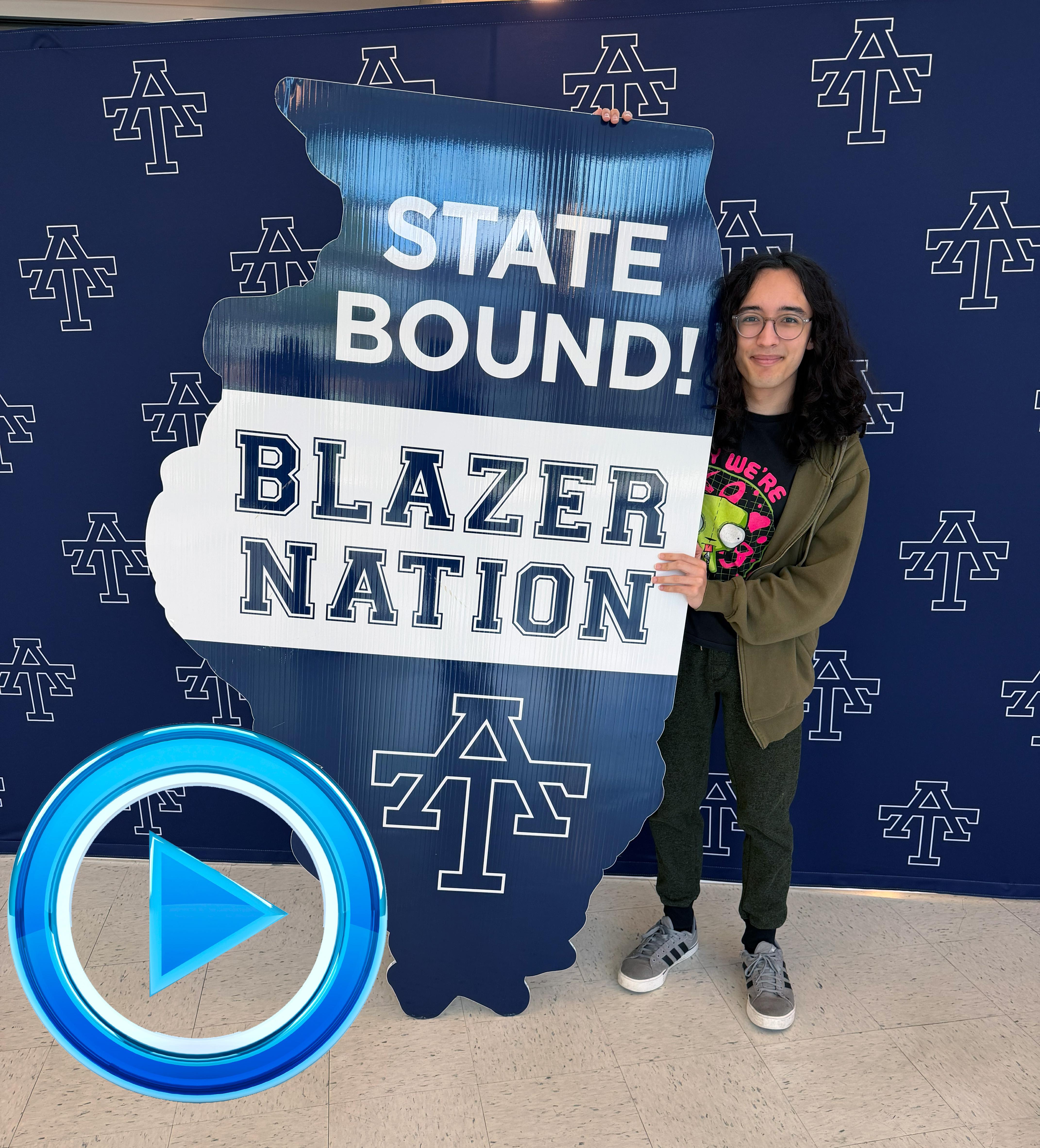 Addison Trail hosts State send-off celebration for member of esports Team