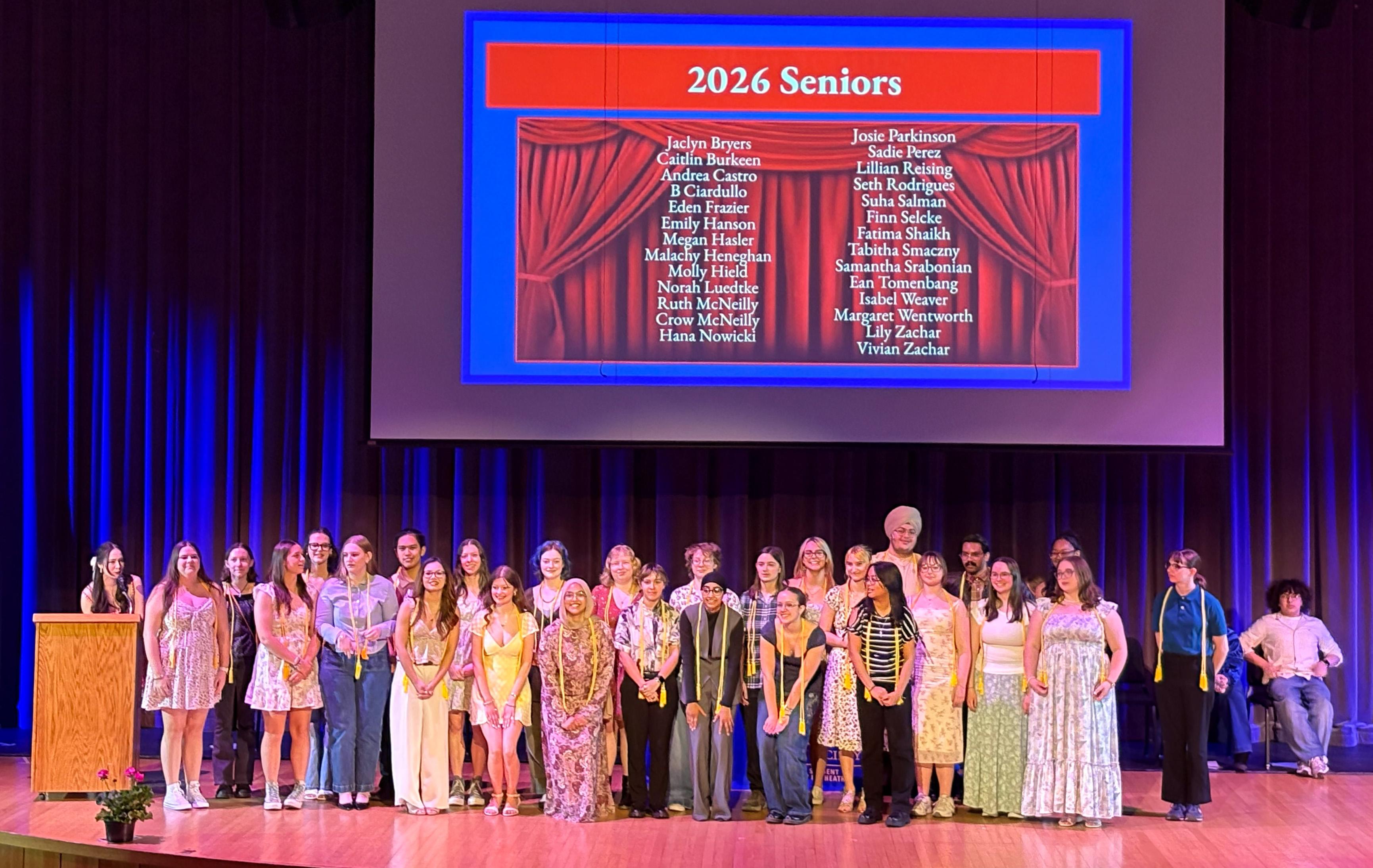 Willowbrook hosts annual Thespian Society Awards Ceremony