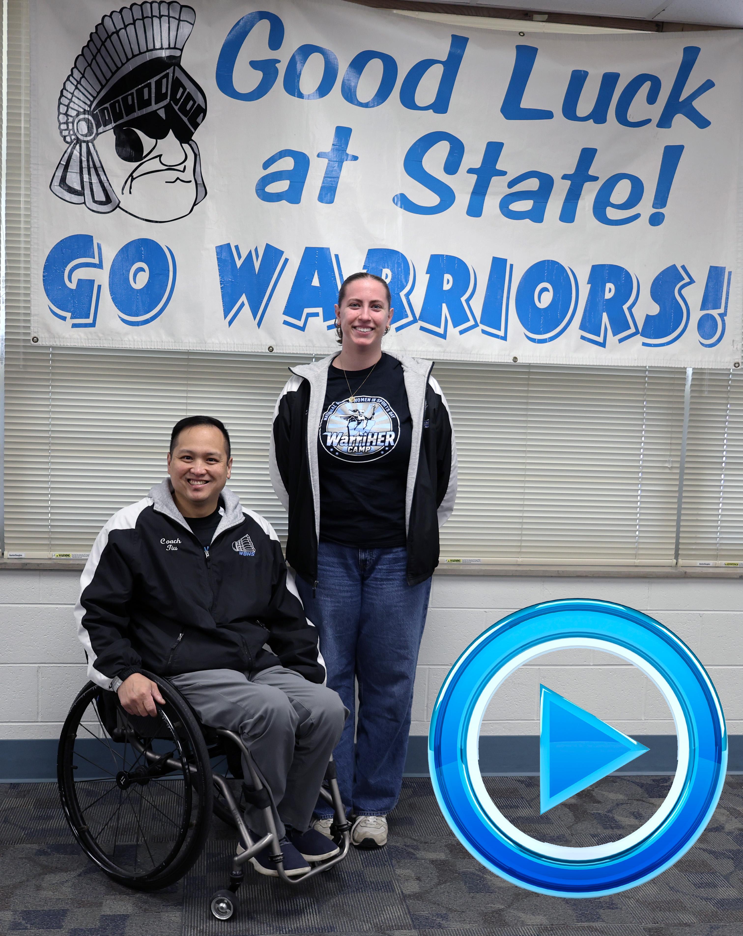 Willowbrook hosts State send-off celebration for member of Girls Badminton Team