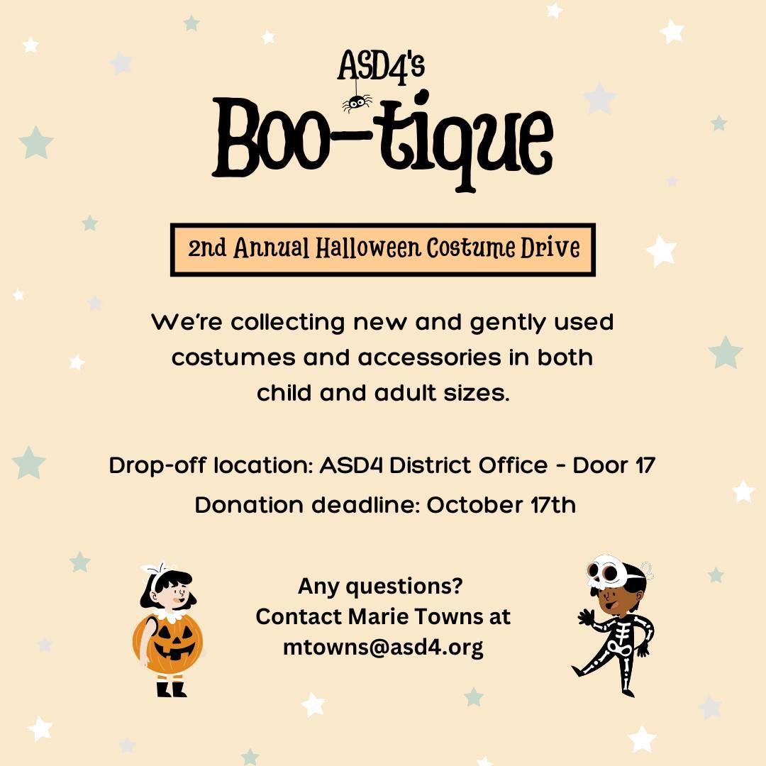 Addison School District 4 seeking donations for 'Boo-tique' Halloween costume drive