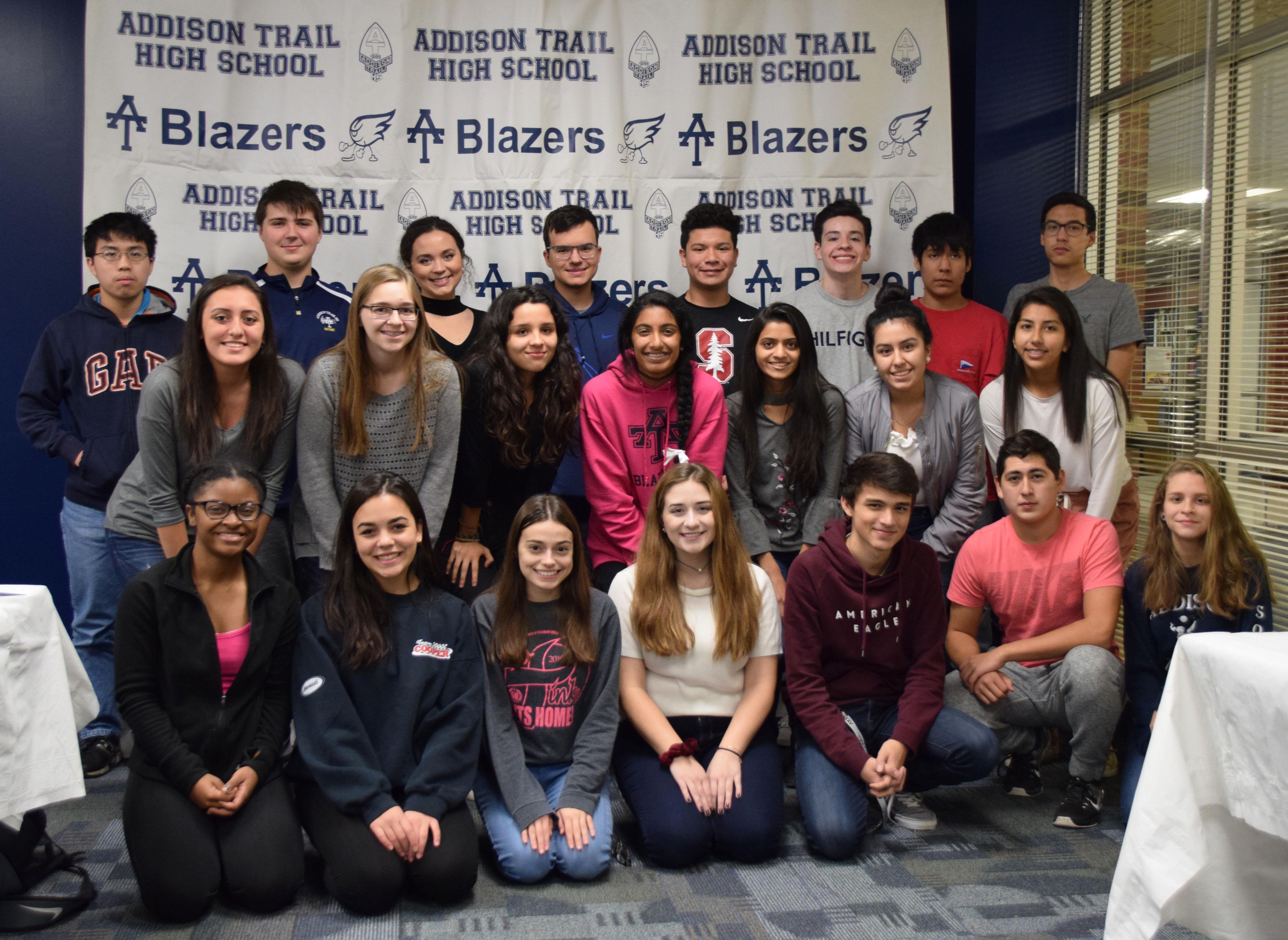 Addison Trail High School - Addison Trail students designated as 2019