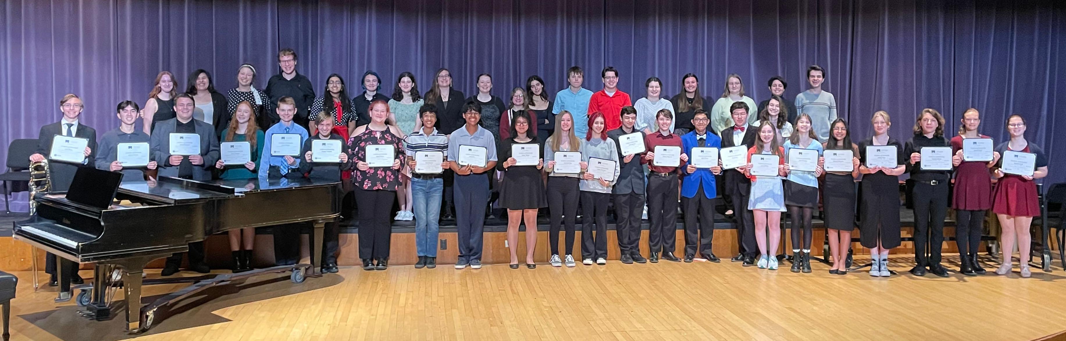 Willowbrook hosts Tri-M Honor Society induction ceremony 