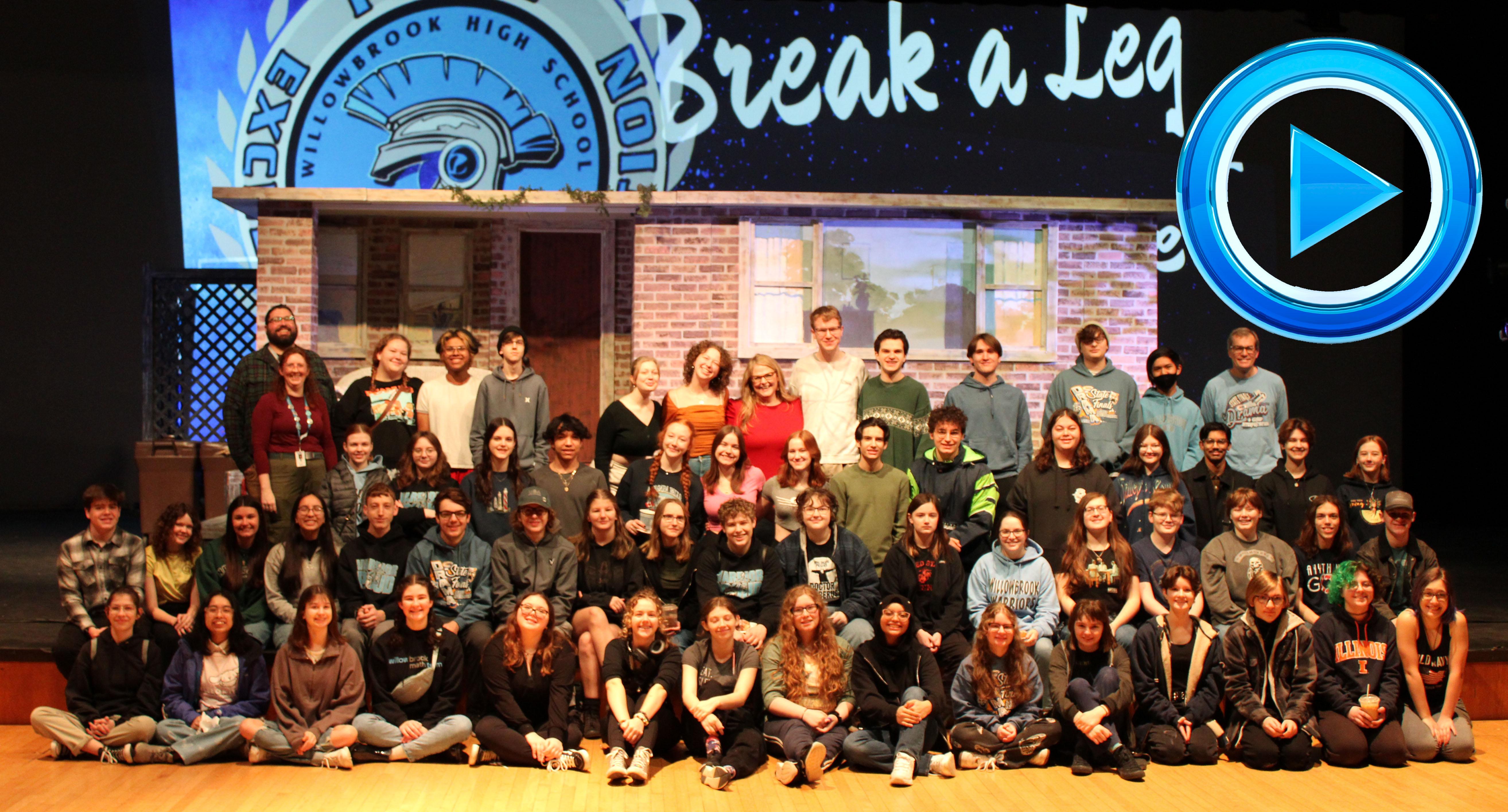 Willowbrook hosts State send-off celebration for Illinois High School Association Contest Play, ‘Proof’