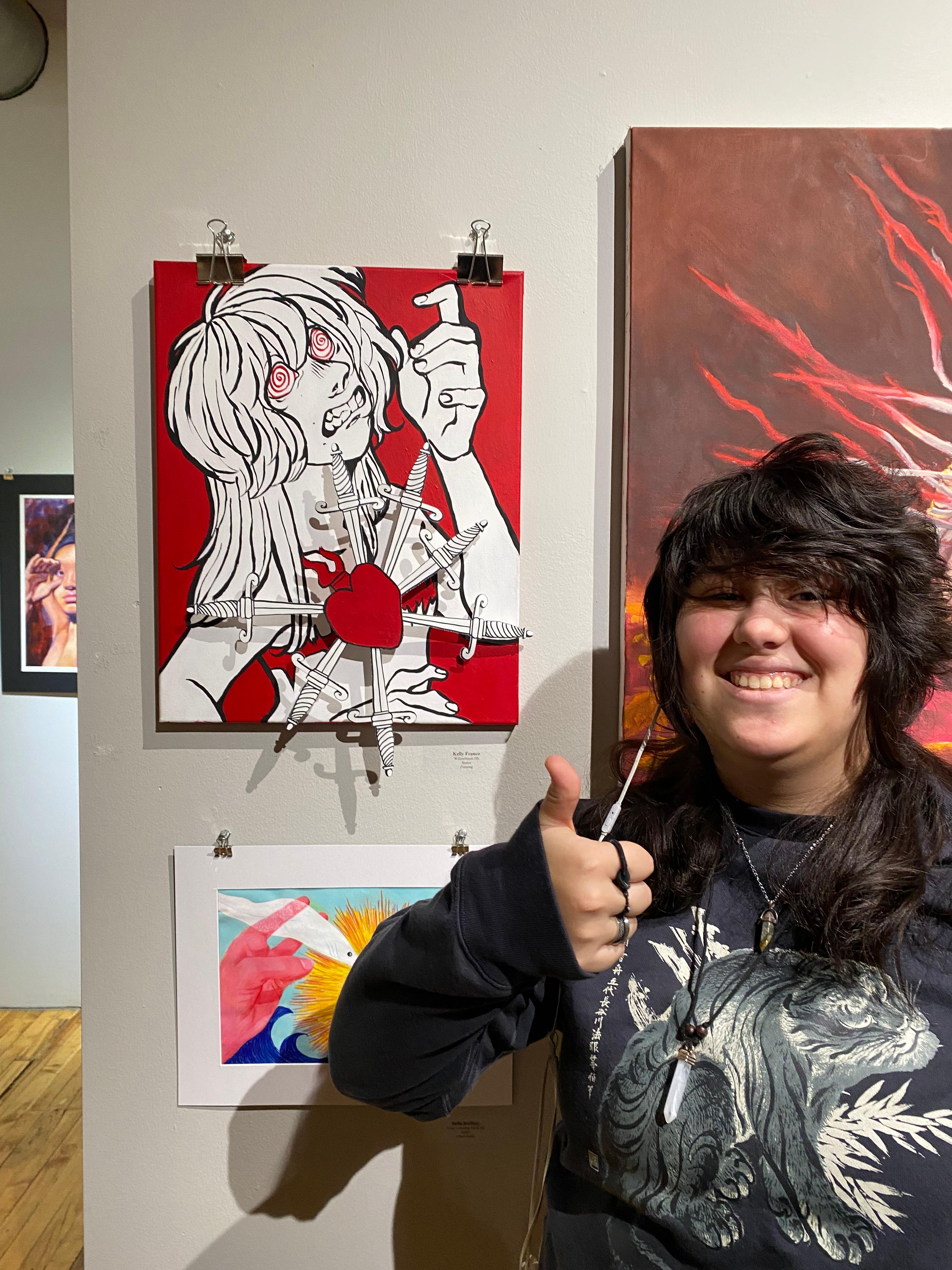 Six Willowbrook students participate in 2023 Illinois High School Art Exhibition