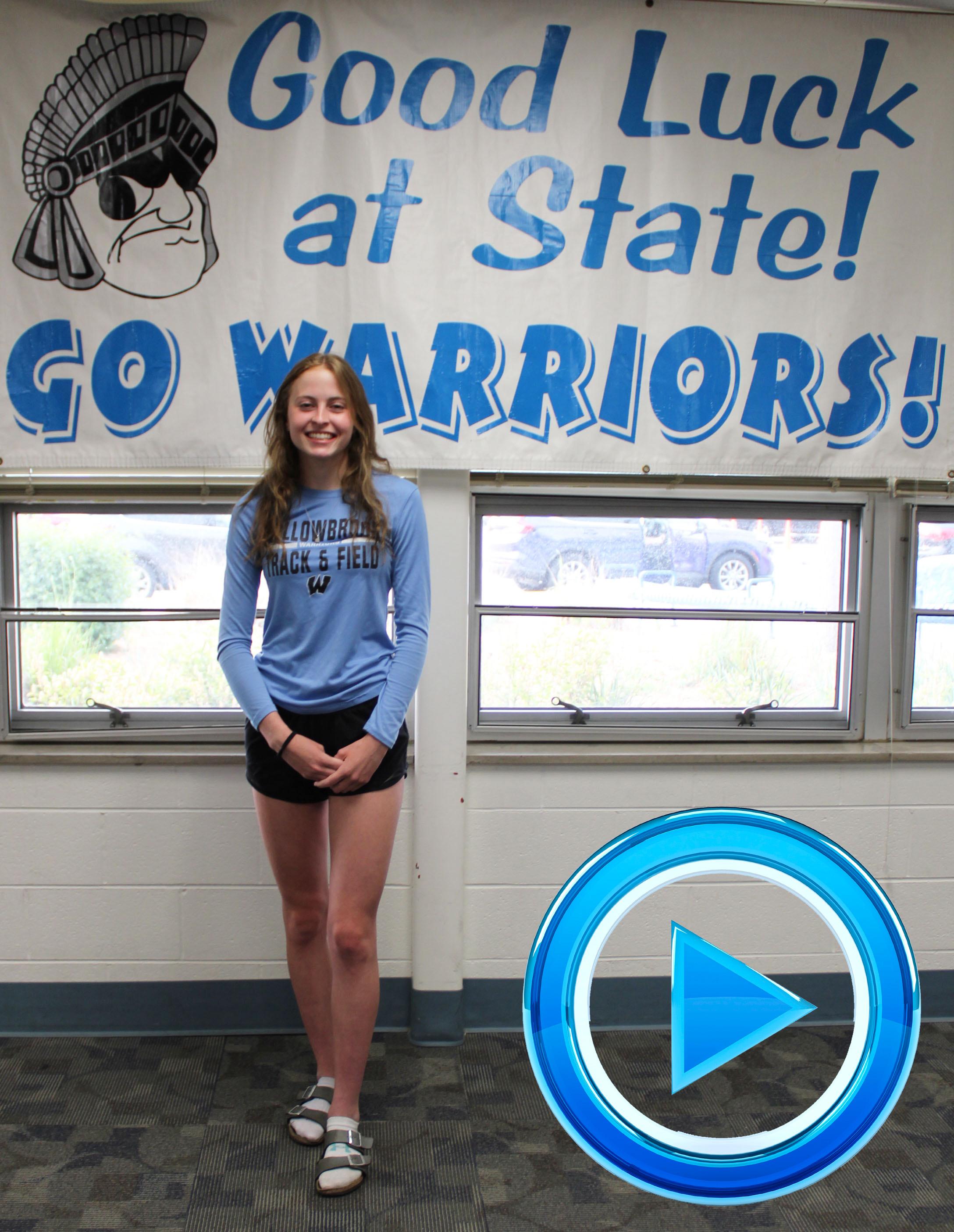 Willowbrook hosts State send-off celebration for member of Girls Track & Field Team