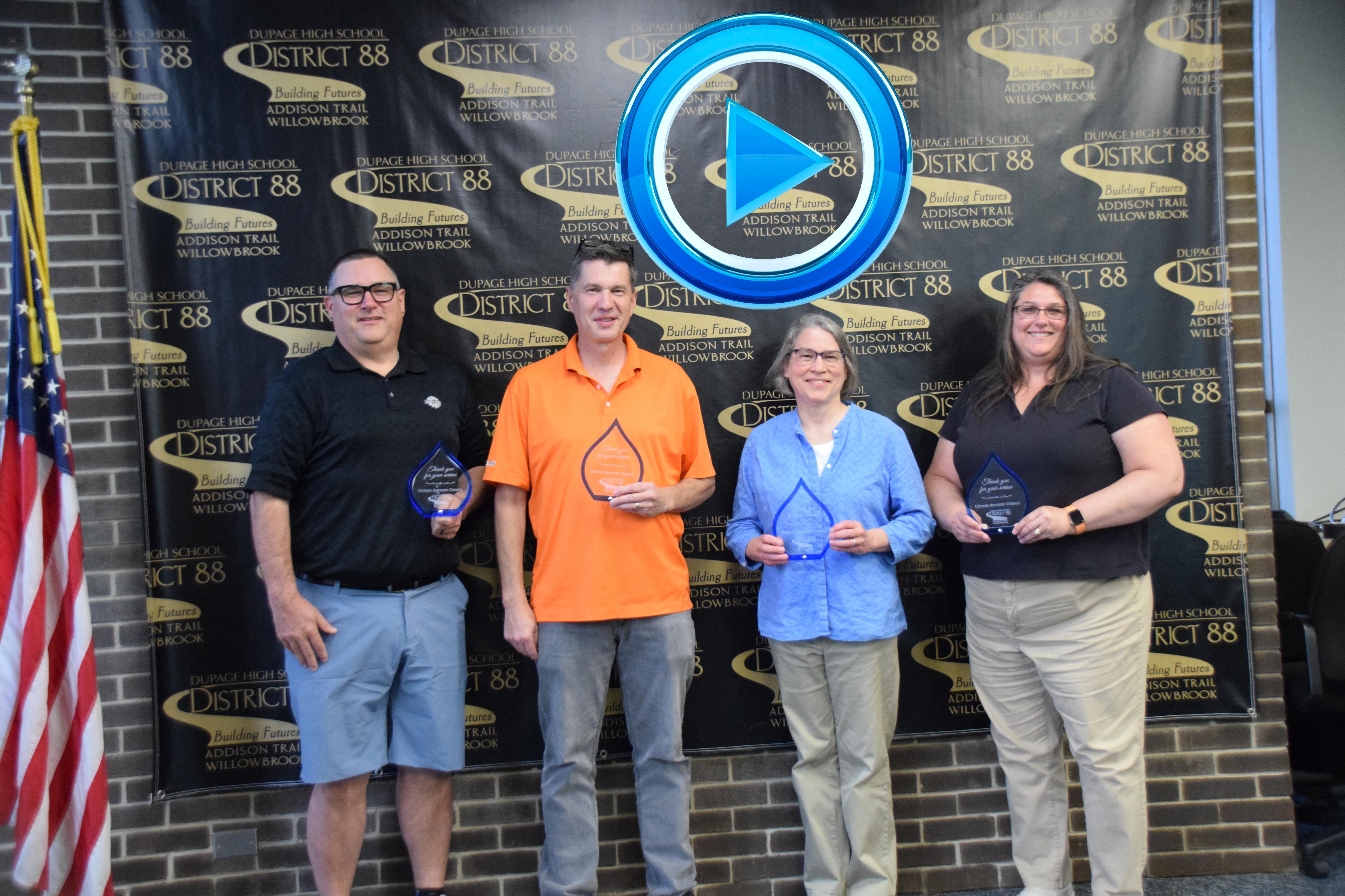 District 88 thanks, recognizes outgoing Citizens Advisory Council members
