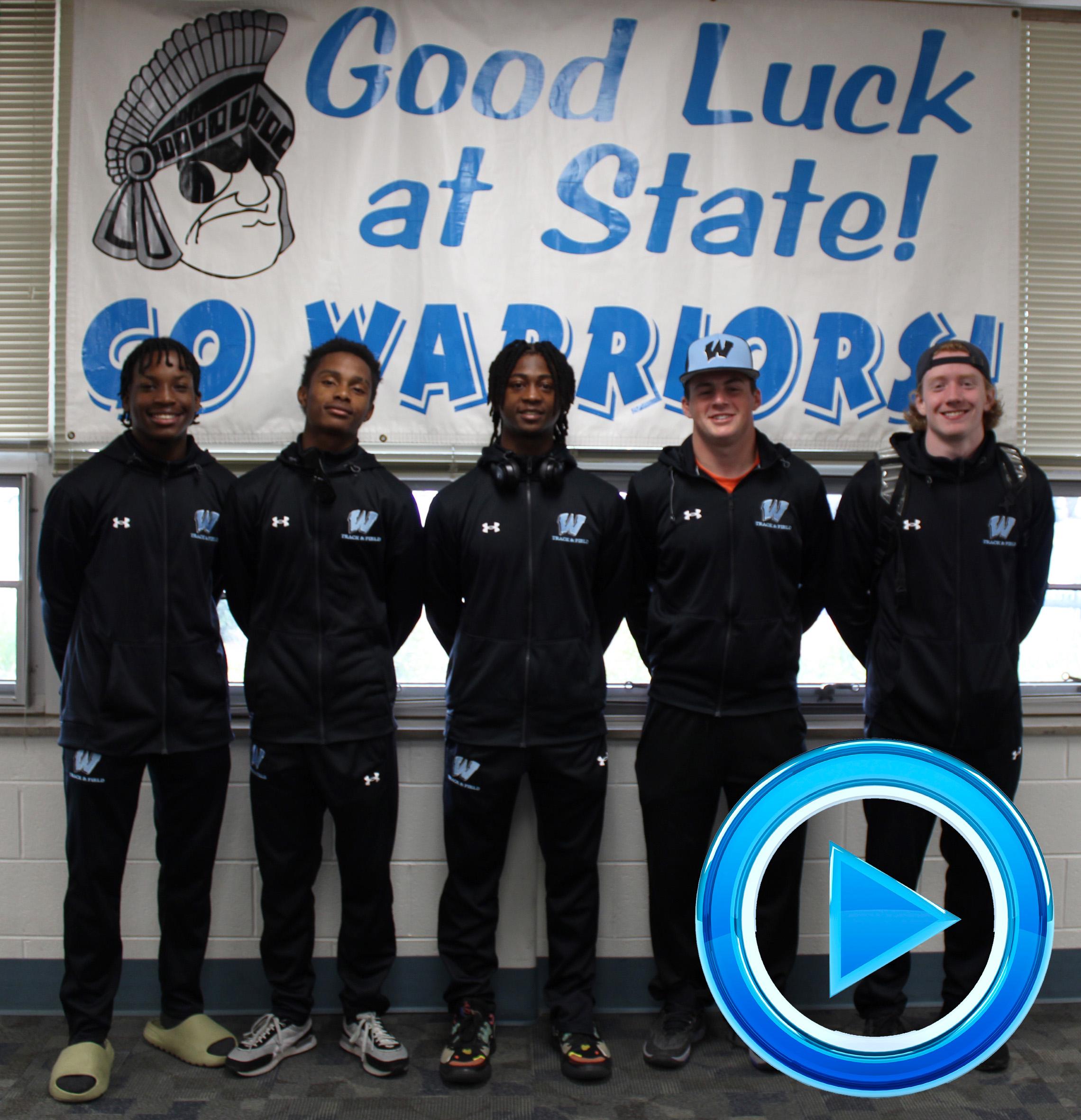 Willowbrook hosts State send-off celebration for five members of Boys Track & Field Team