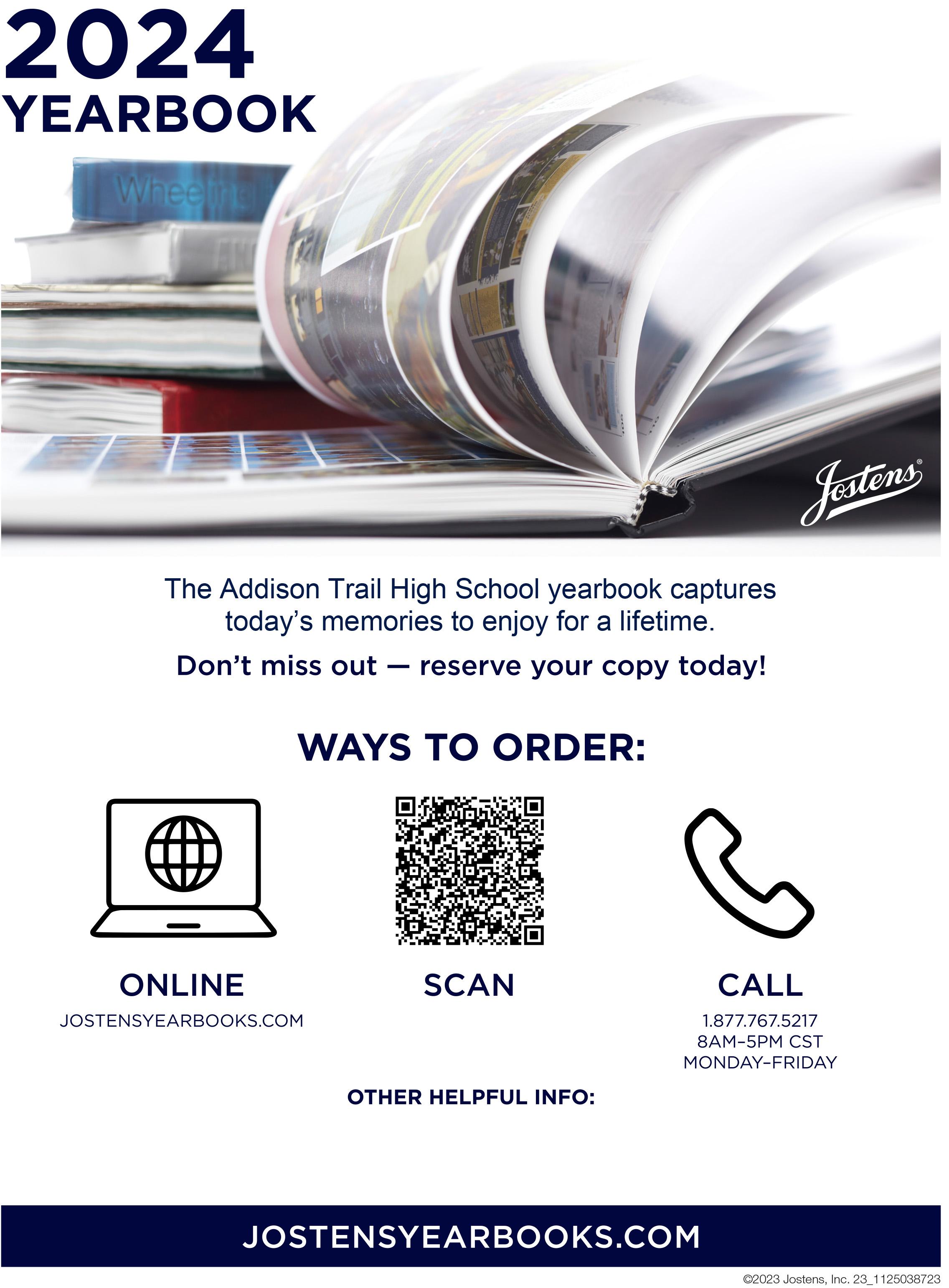 Addison Trail 2023-24 yearbook on sale now