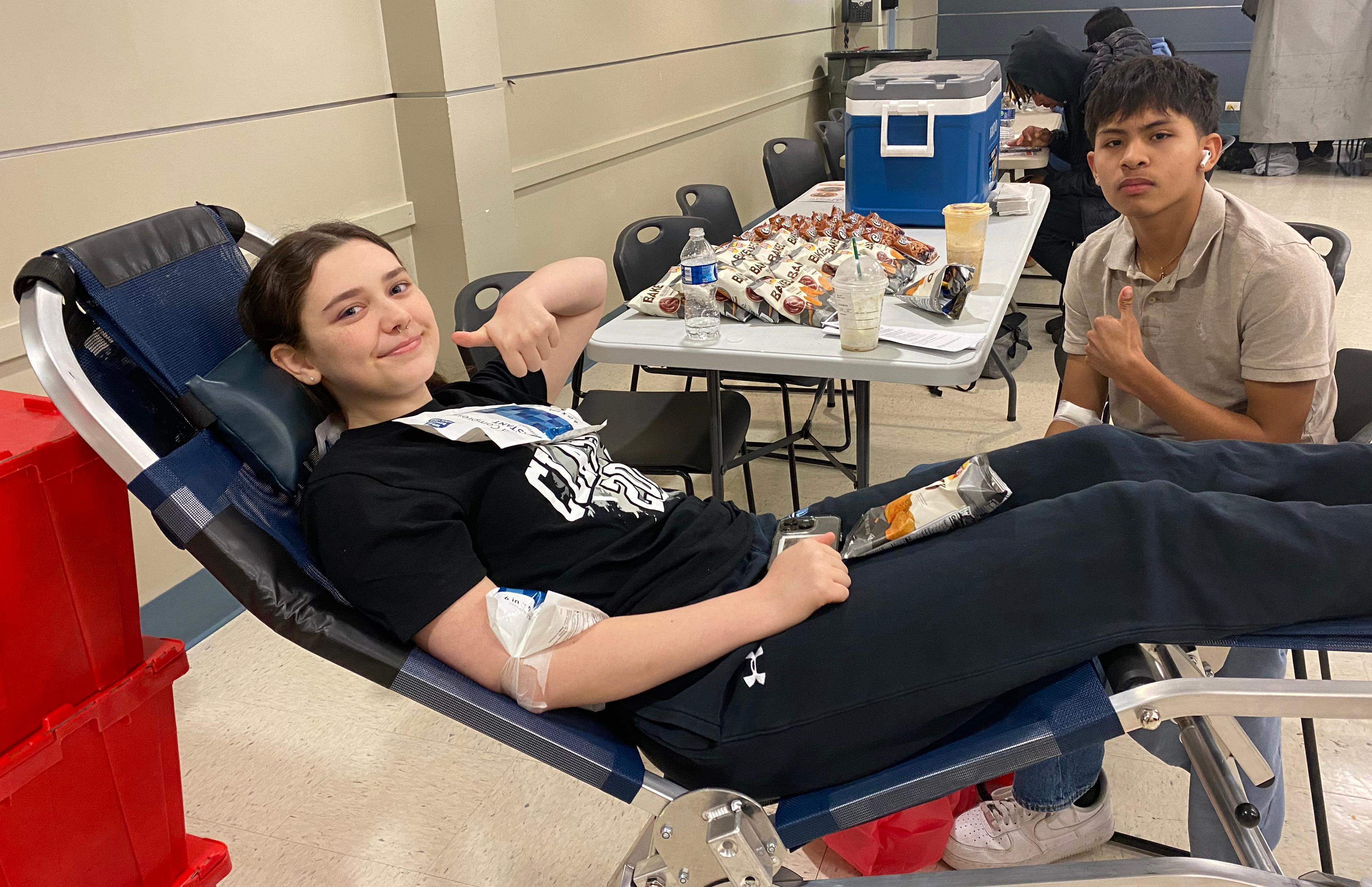 Willowbrook Student Council hosts blood drive for Vitalant
