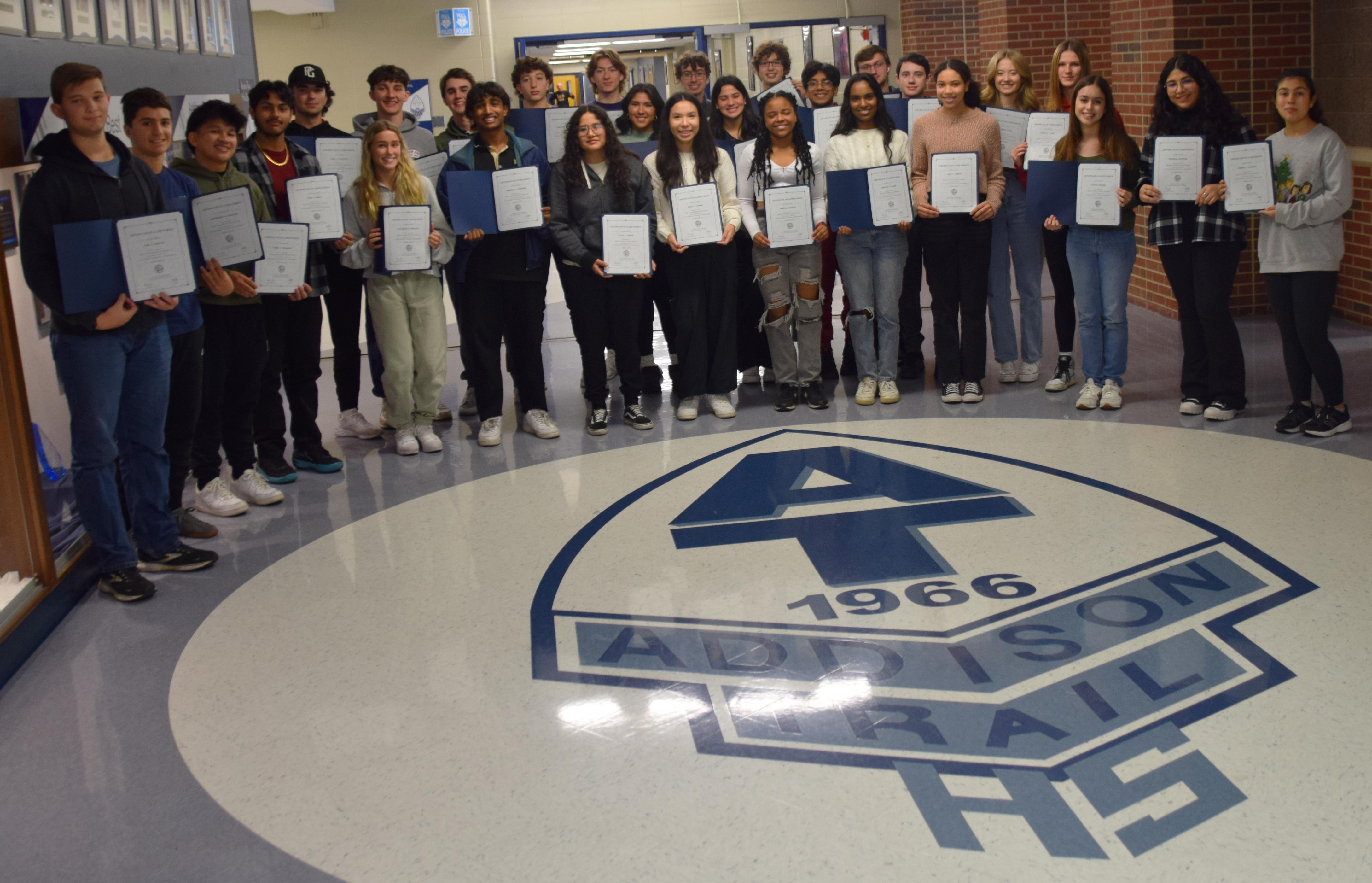 Addison Trail seniors designated as 2024-25 State Scholars