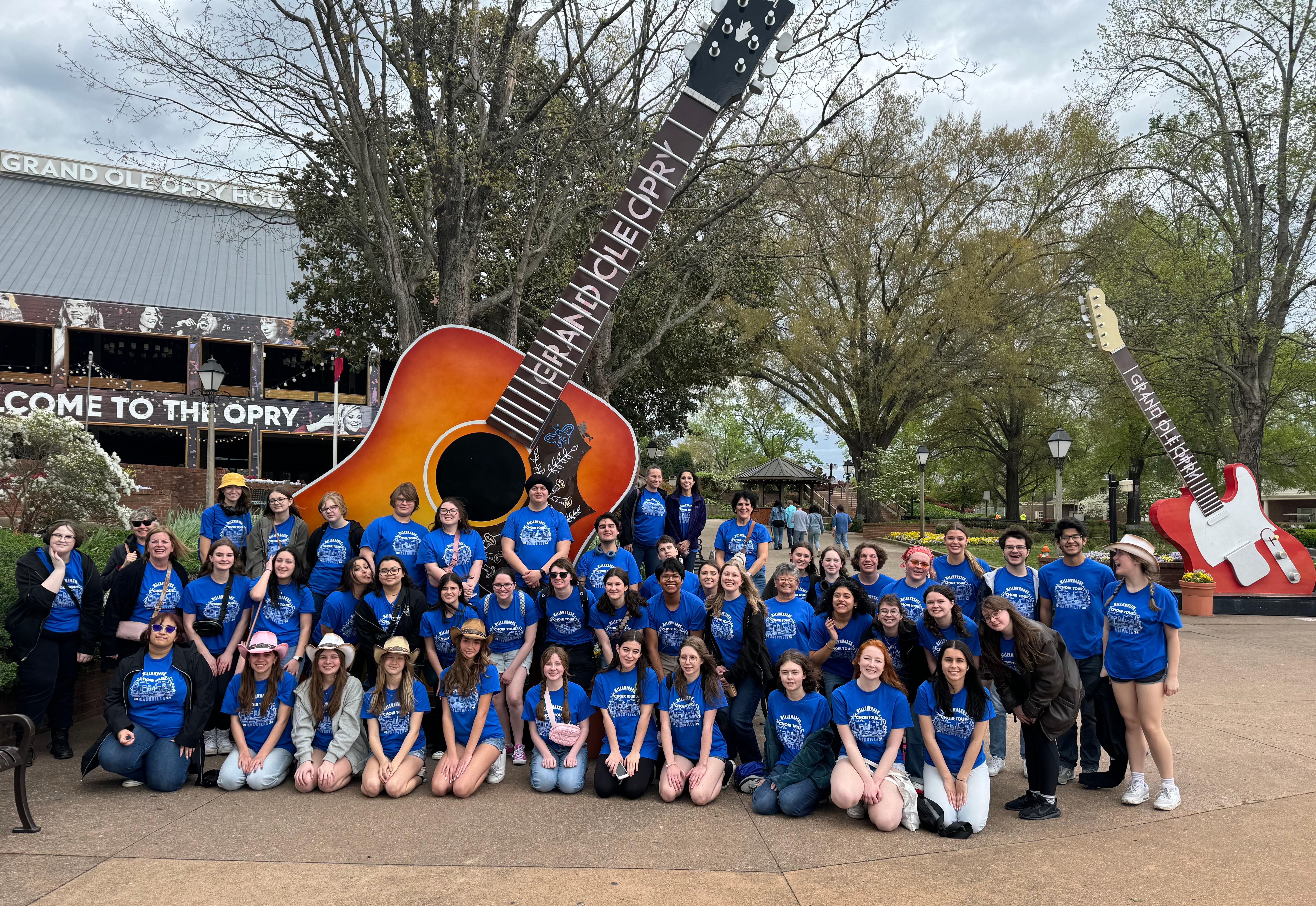 Willowbrook choir students travel to Tennessee for musical tour