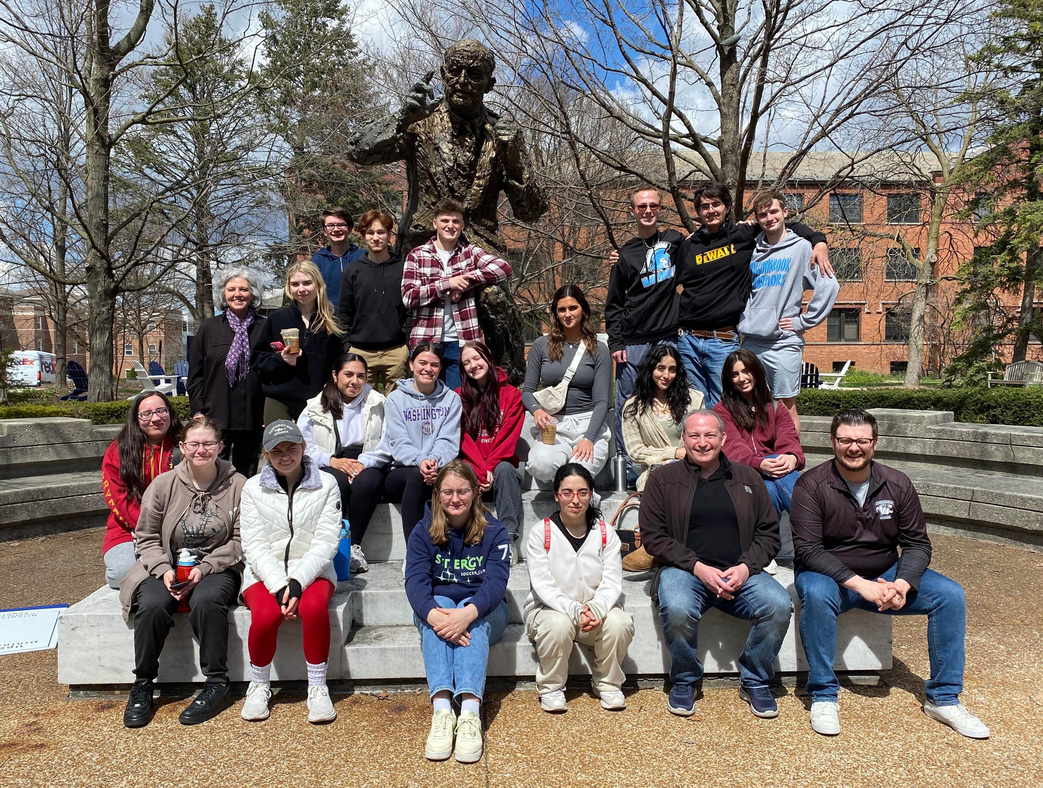 Willowbrook students visit Elmhurst University for educational field trip