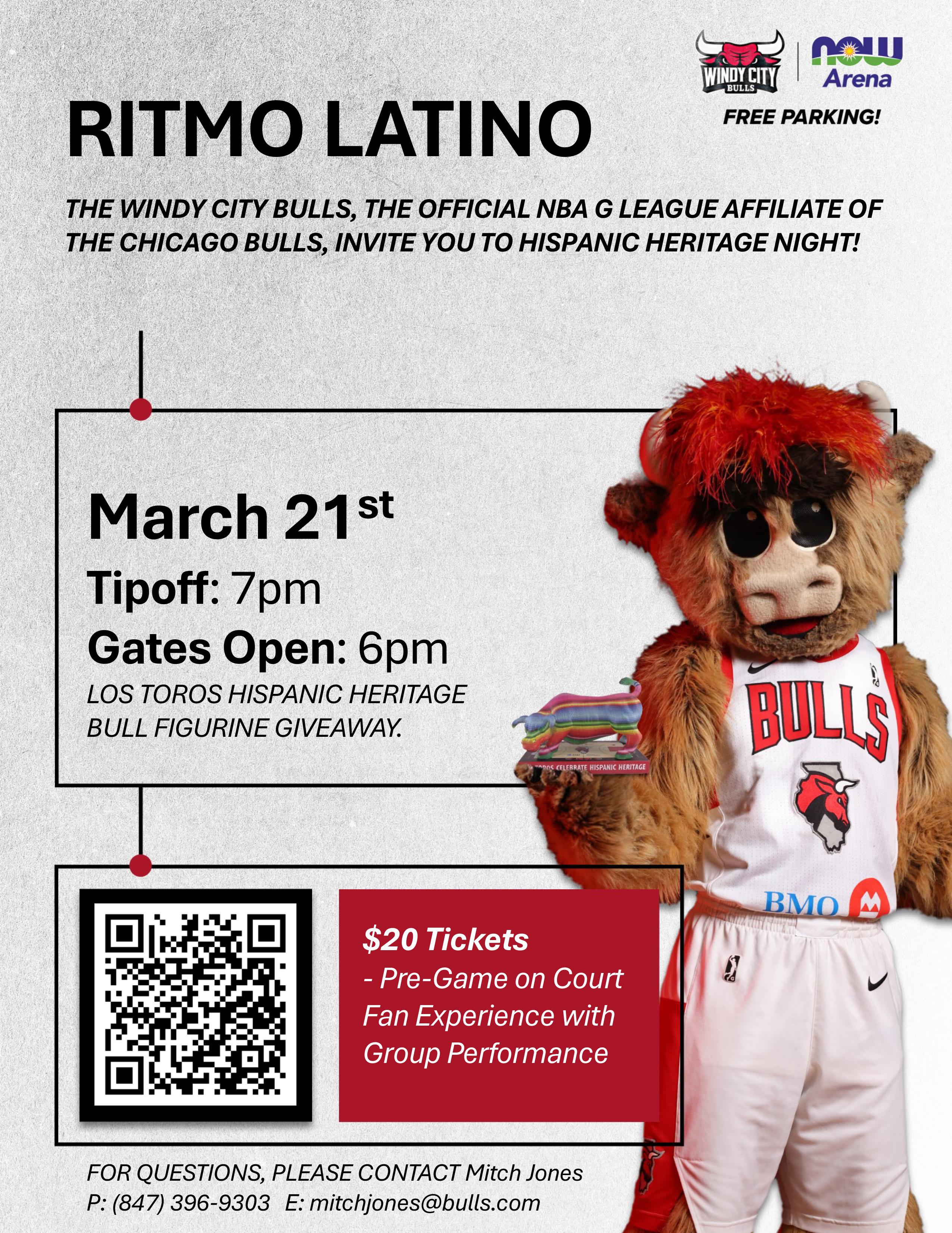 Willowbrook’s Ritmo Latino Latin Dance group to perform during Windy City Bulls game
