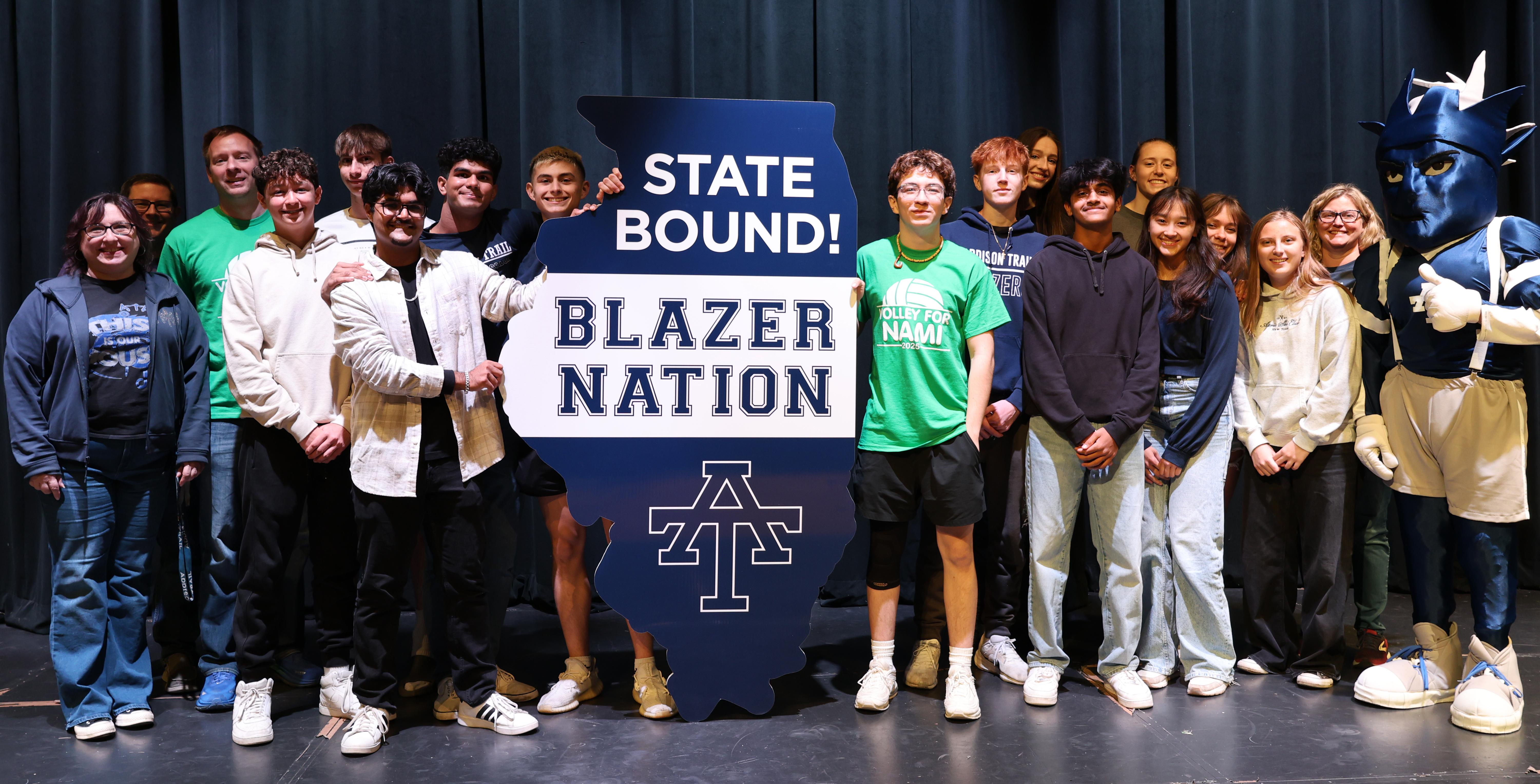 Addison Trail hosts State send-off celebration for members of Math Team
