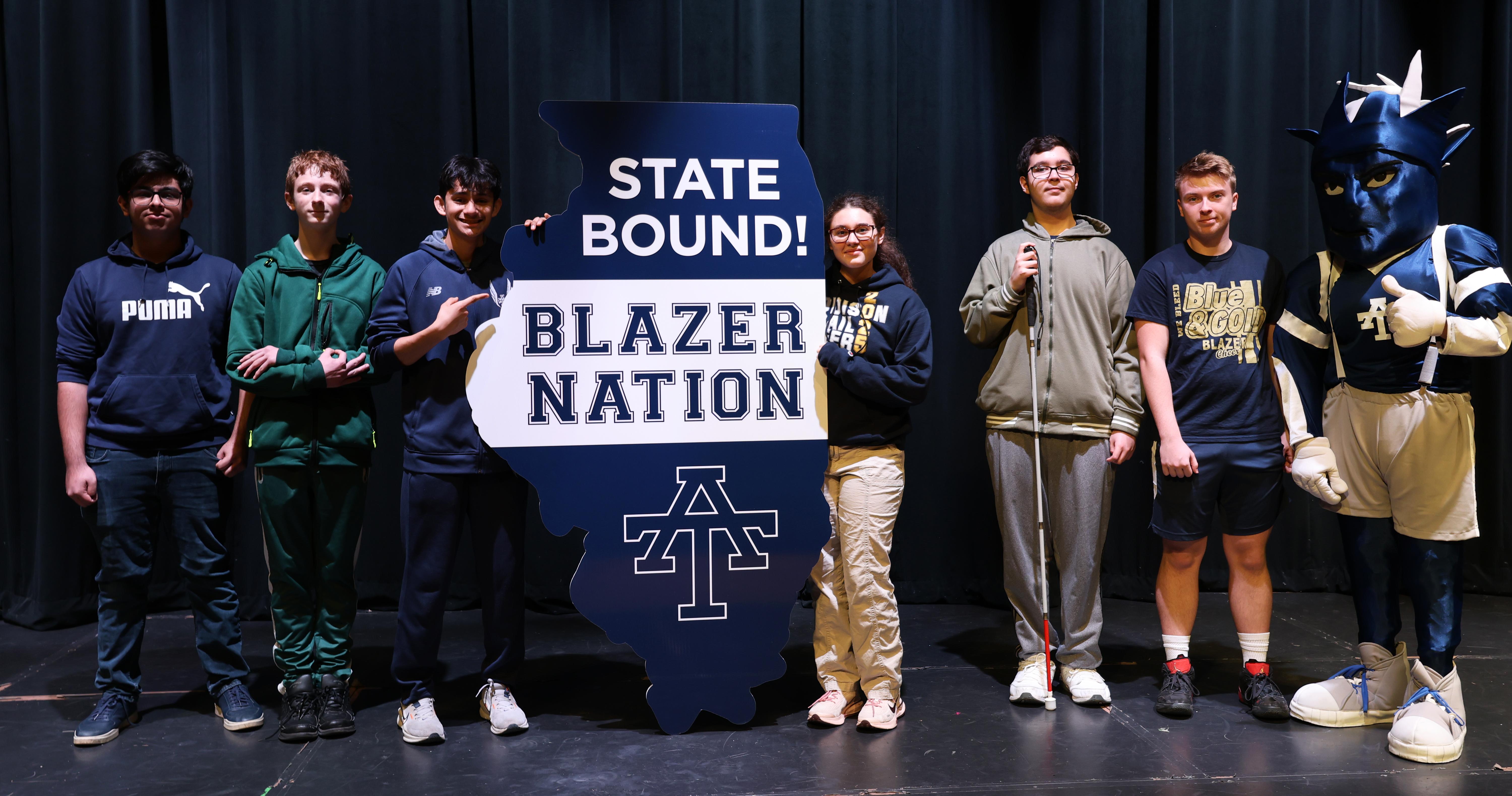 Addison Trail hosts State send-off celebration for members of Science Olympiad Team