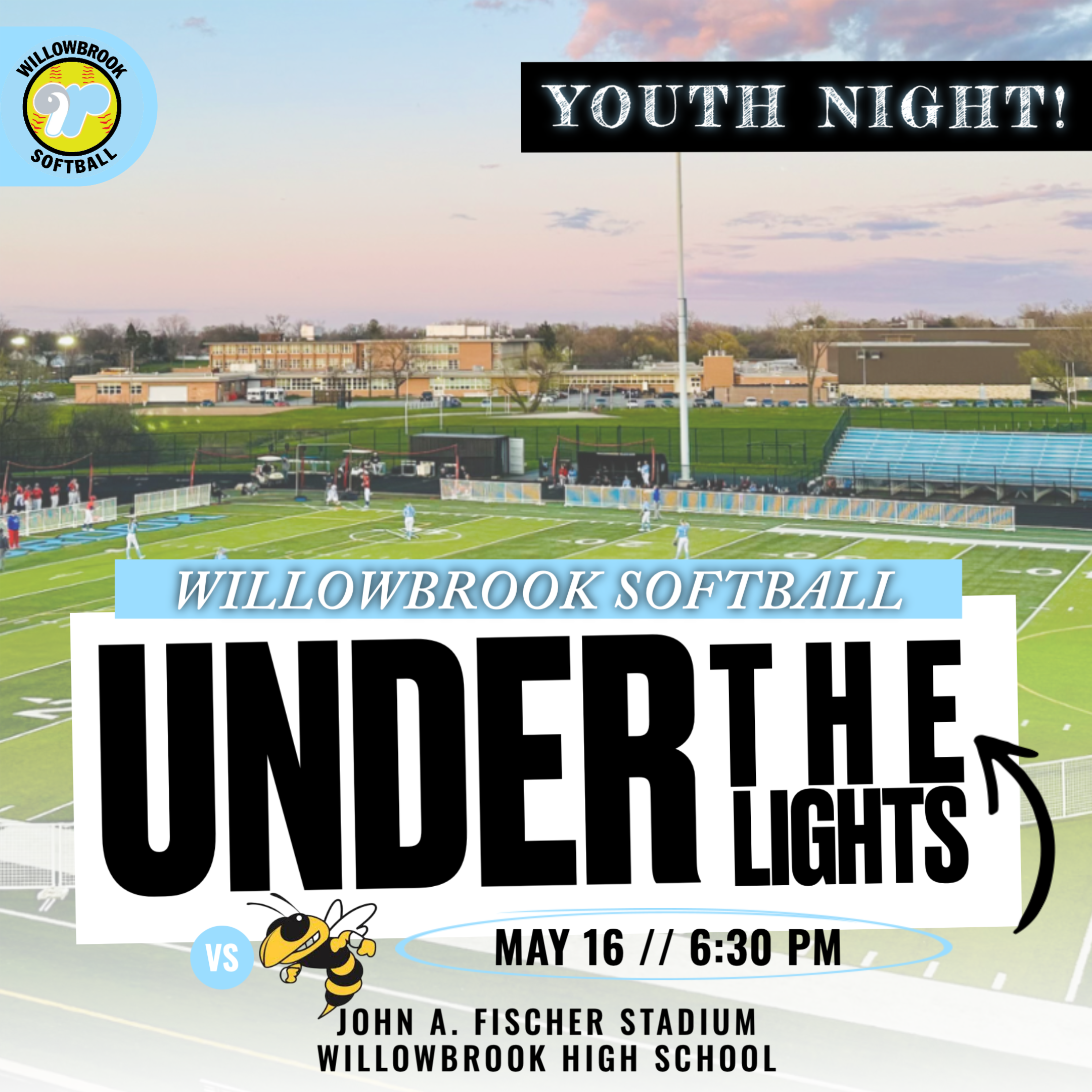 Willowbrook invites community to attend second annual Under the Lights Softball Game