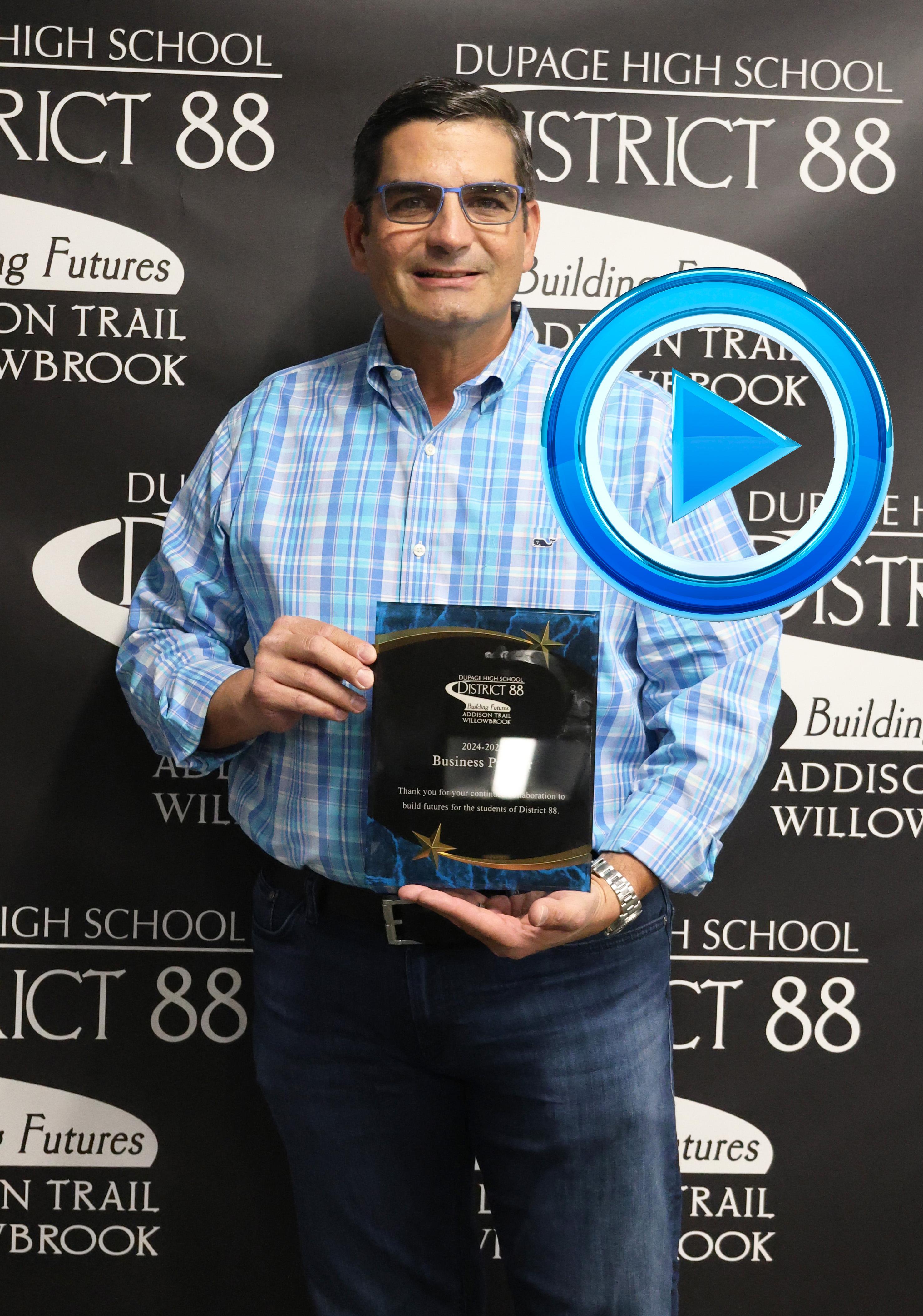 District 88 names April Business Partner