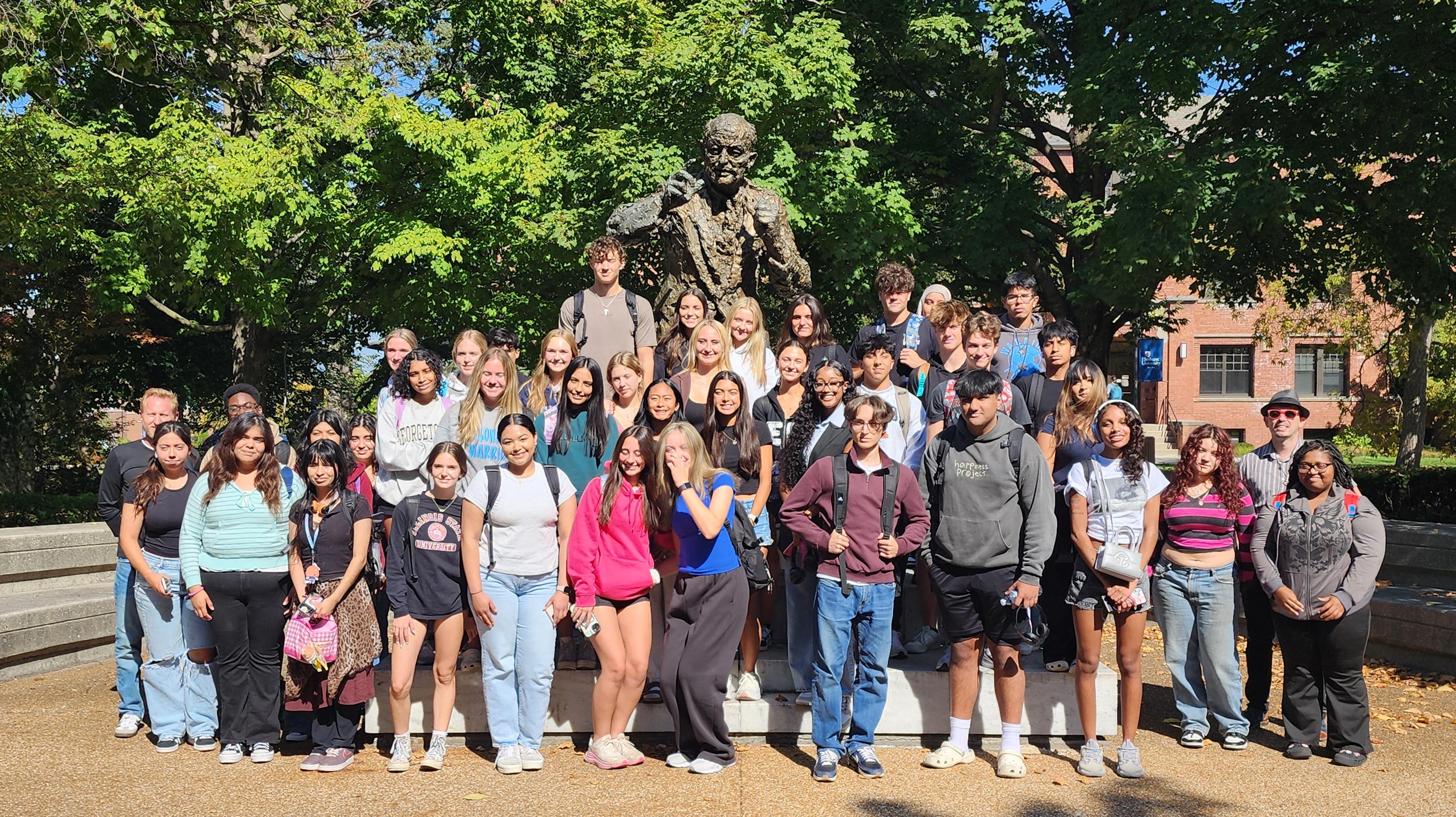 Willowbrook College Algebra students visit Elmhurst University