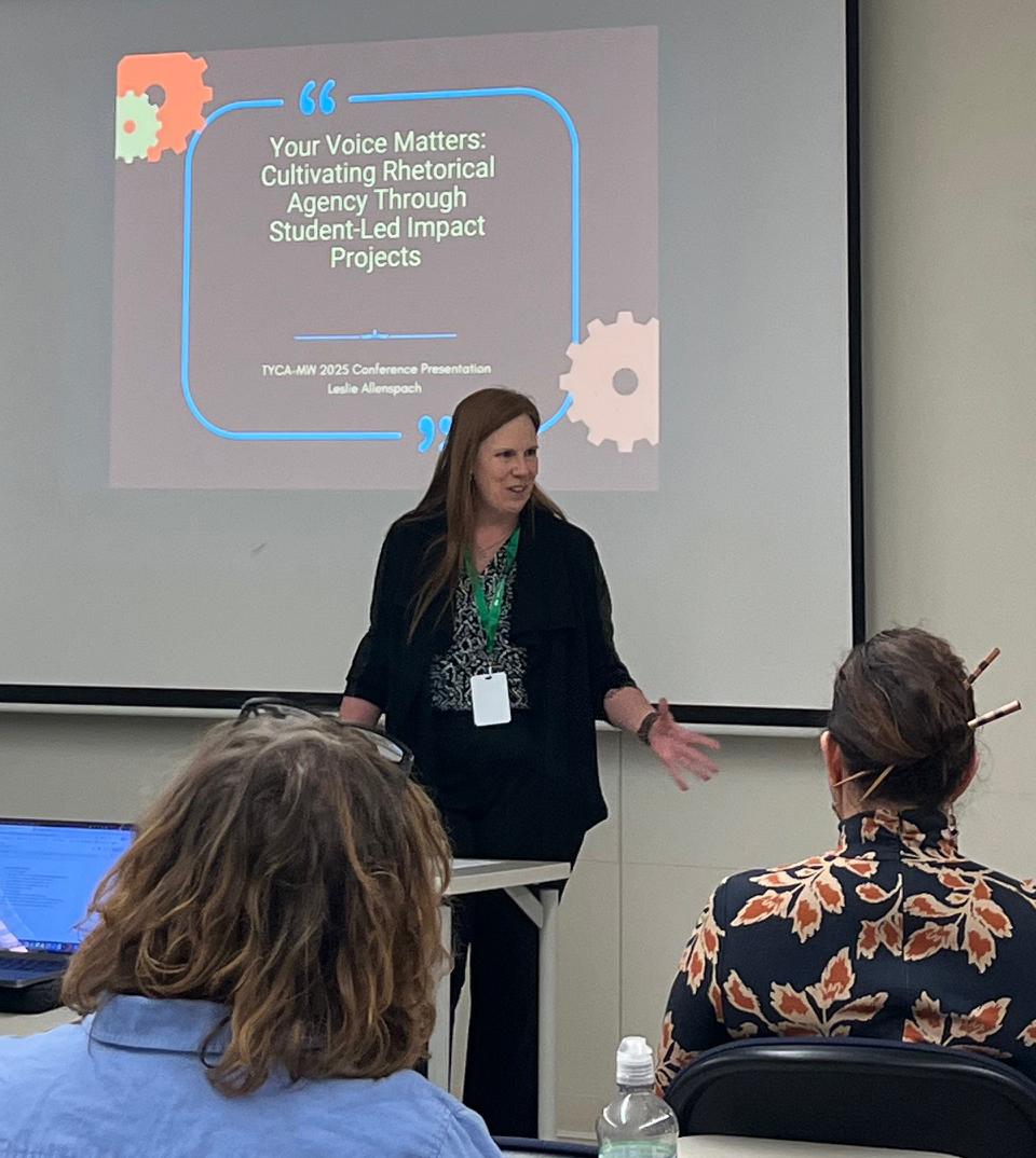 Willowbrook English teacher presents during regional conference 