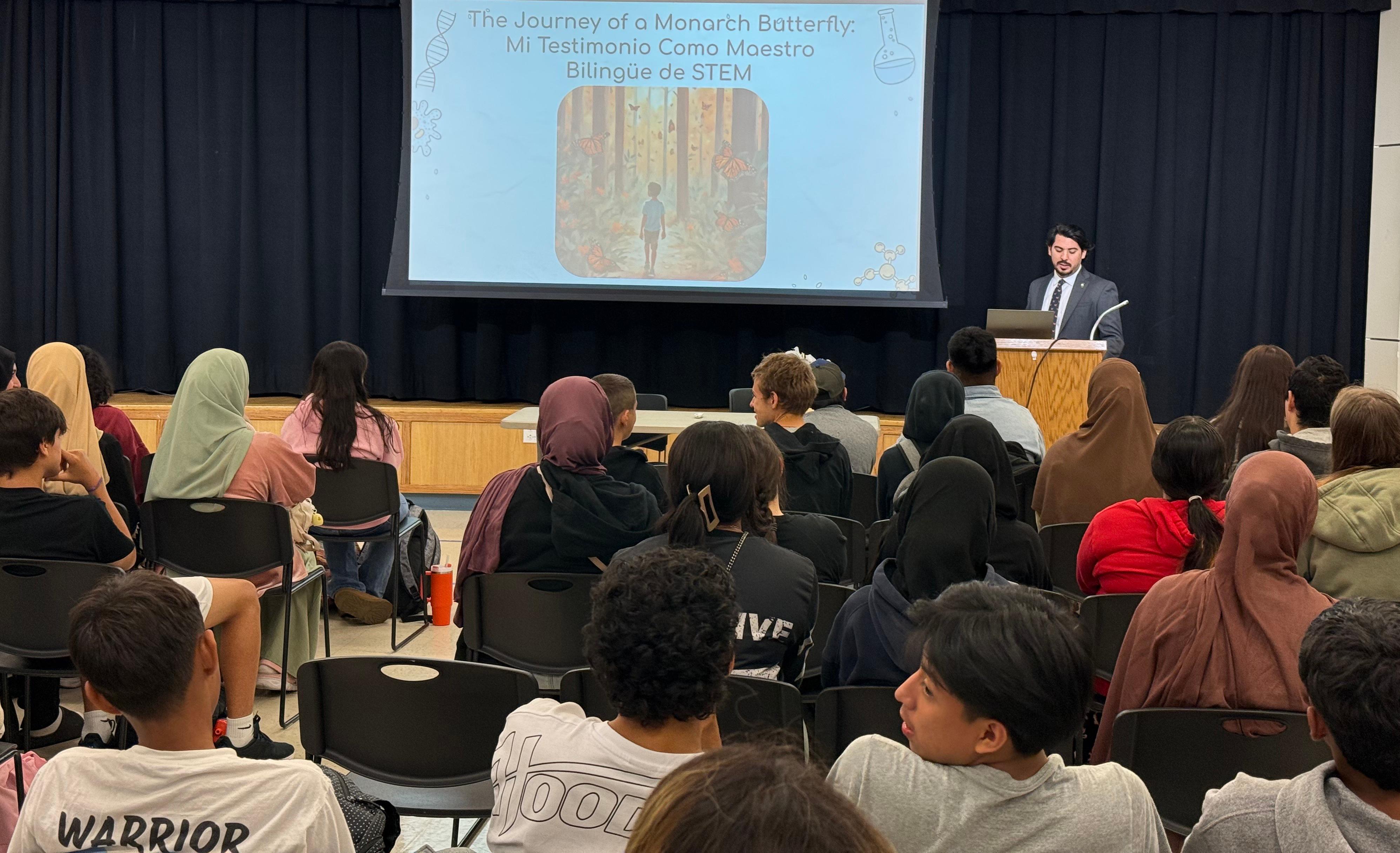 Willowbrook hosts new, future-focused speaker series to inspire students to ‘Dream. Plan. Do. – From the Halls to the Hustle’