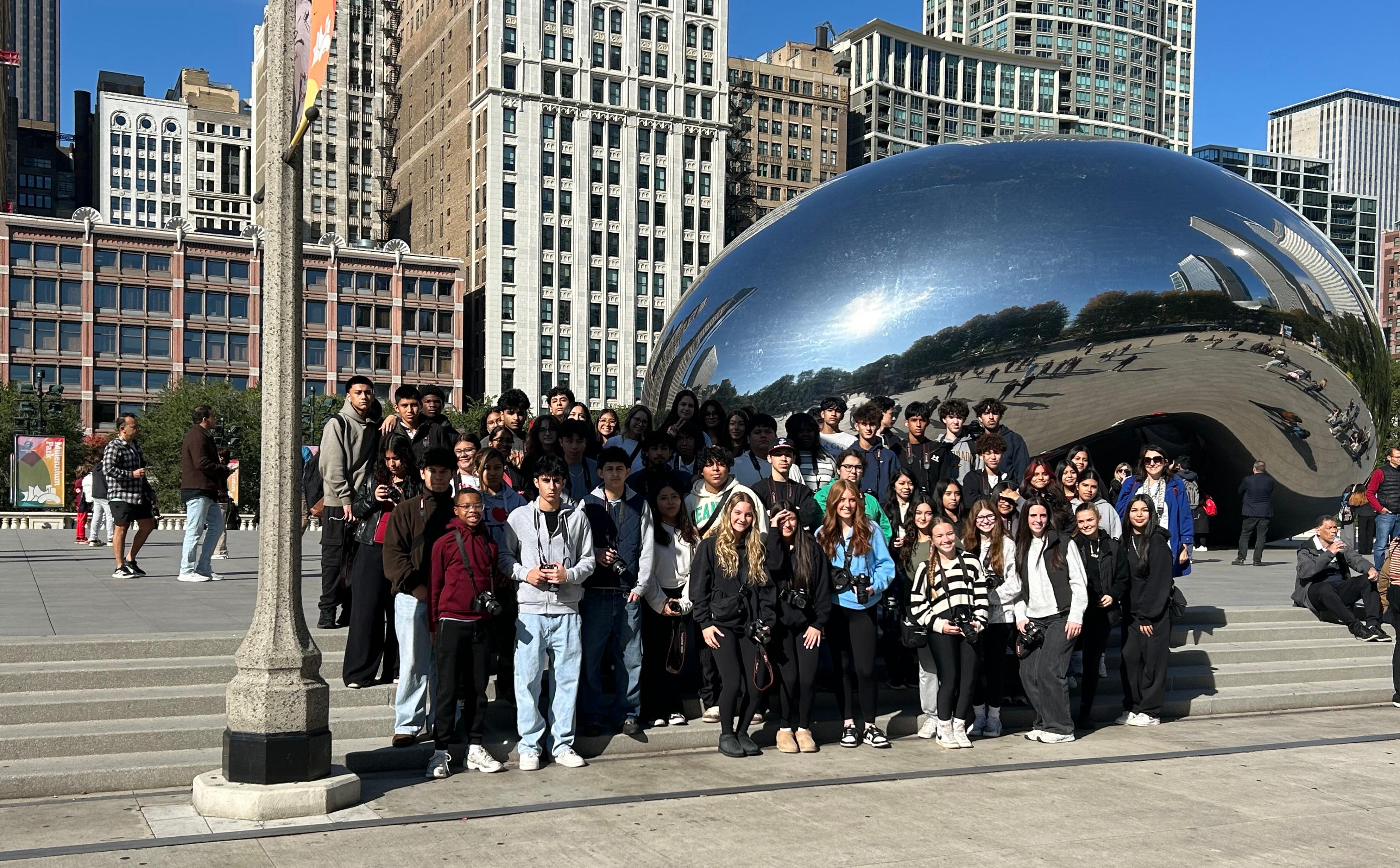 Addison Trail photography students participate in educational field trip to Chicago