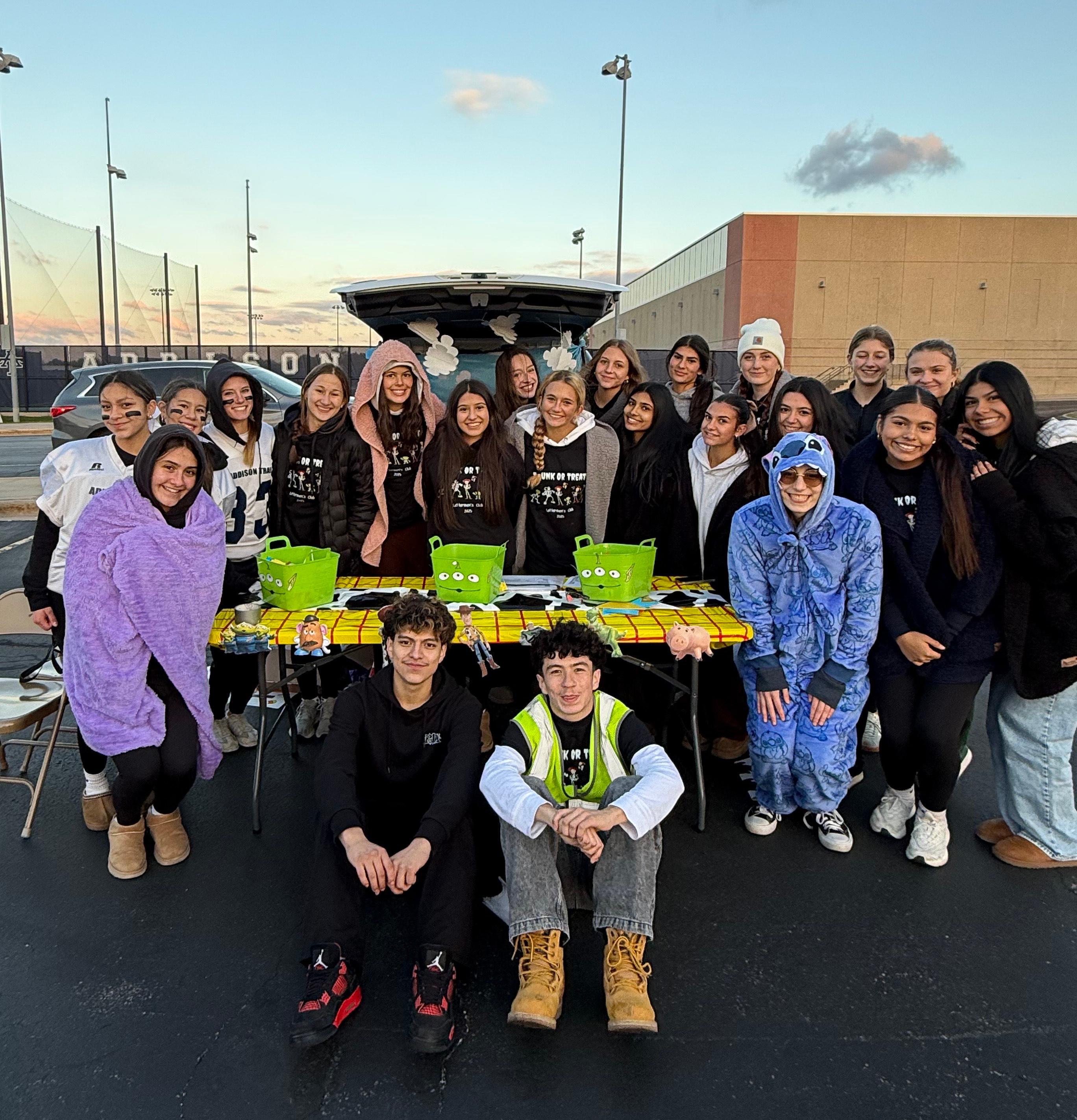 Addison Trail Lettermen’s Club hosts third annual Trunk-or-Treat event