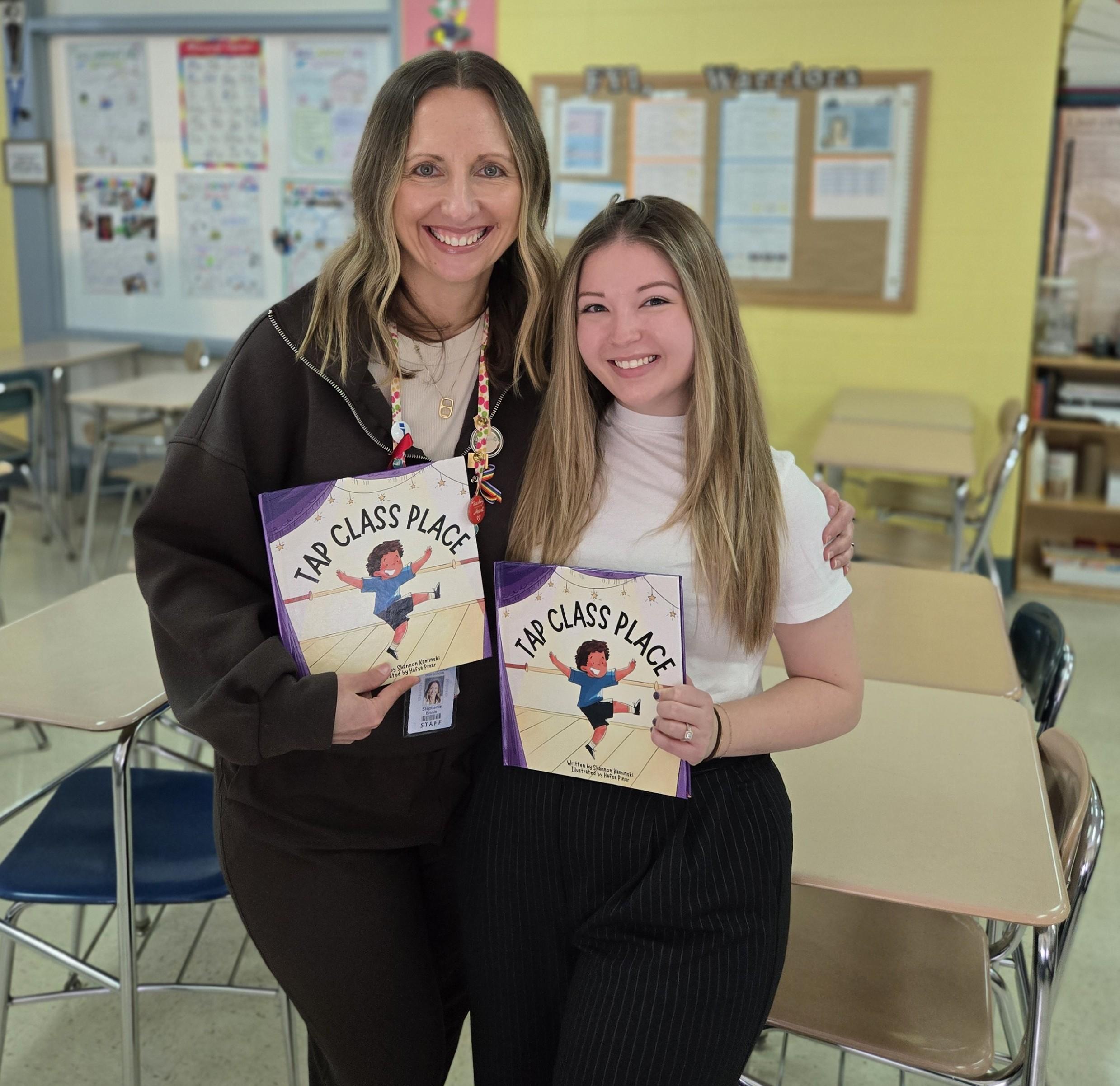 Willowbrook alumna talks to students about her experience writing and publishing a children’s book