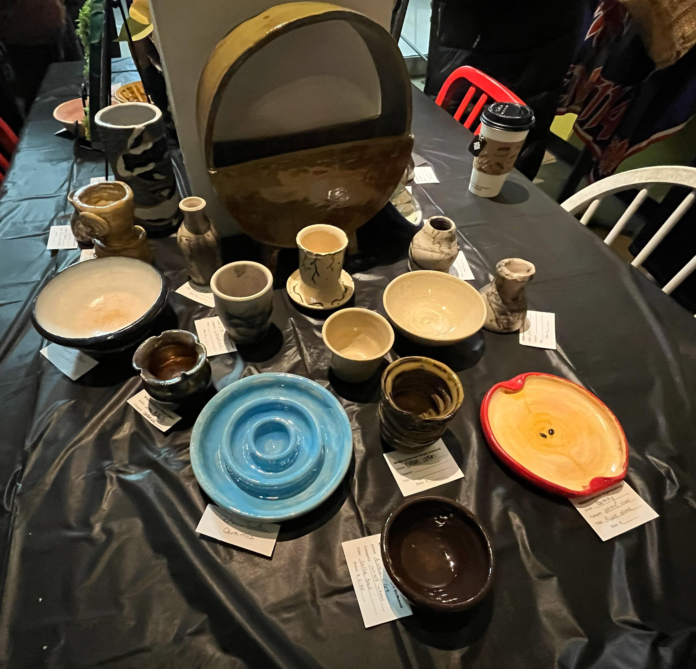 Willowbrook Student Art Show displayed in Villa Park coffee house