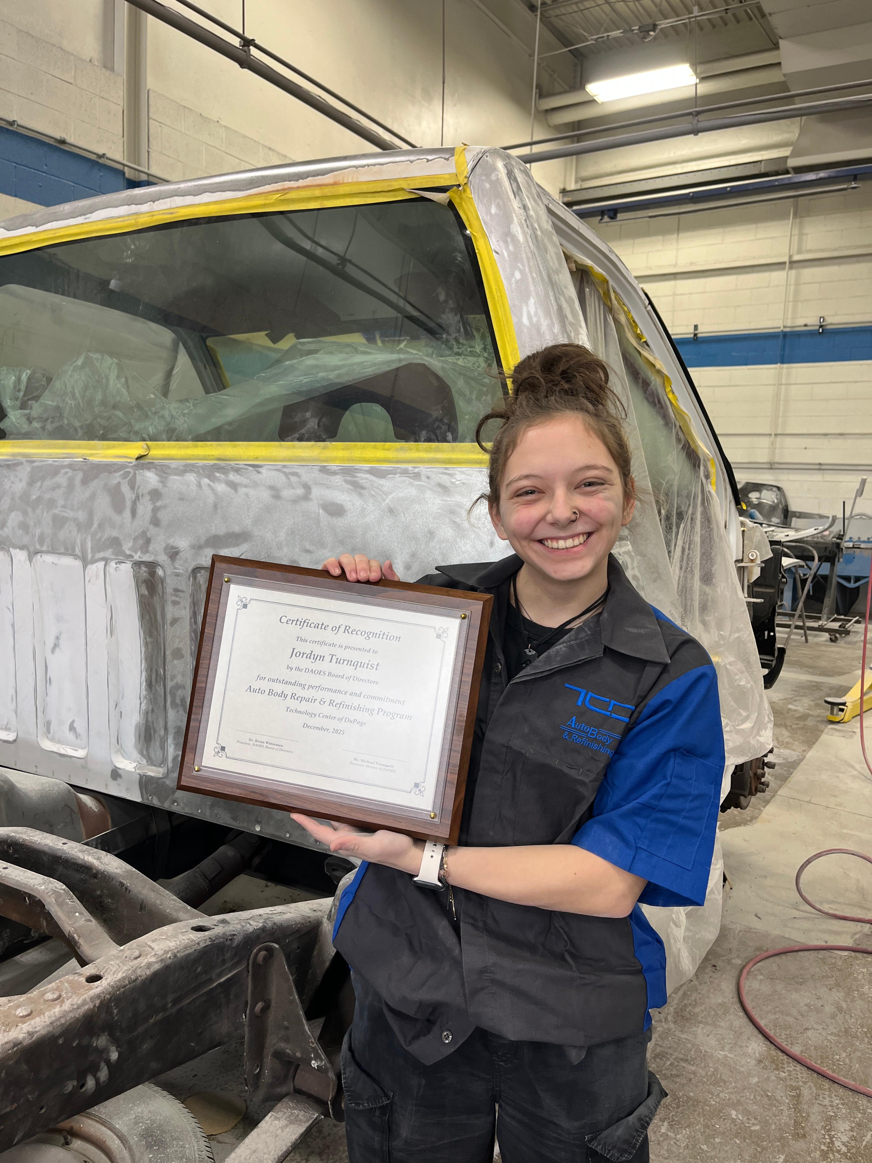 Willowbrook senior recognized as a Technology Center of DuPage Student of the Month