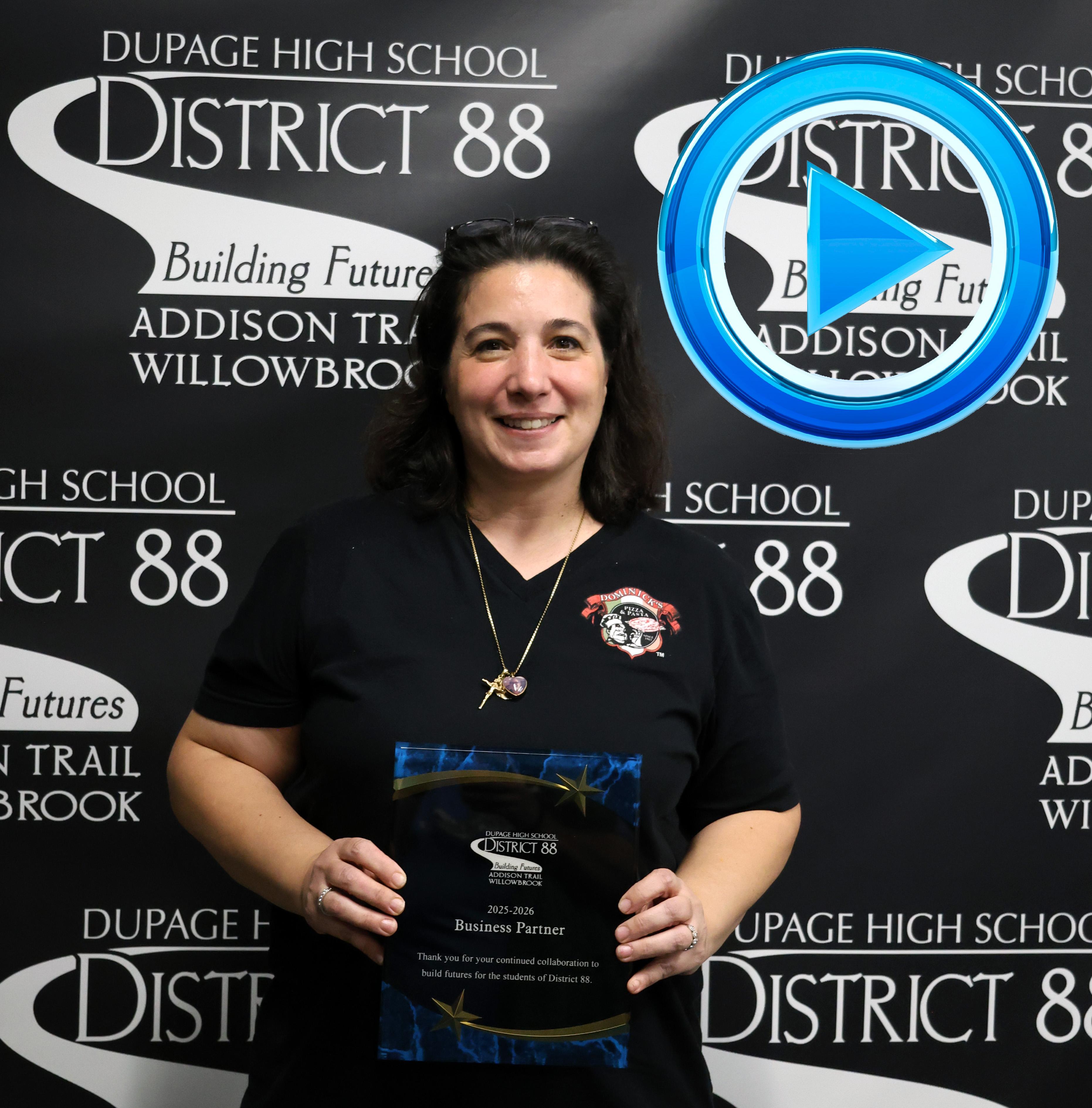 District 88 names Dominick’s Pizza & Pasta as January Business Partner