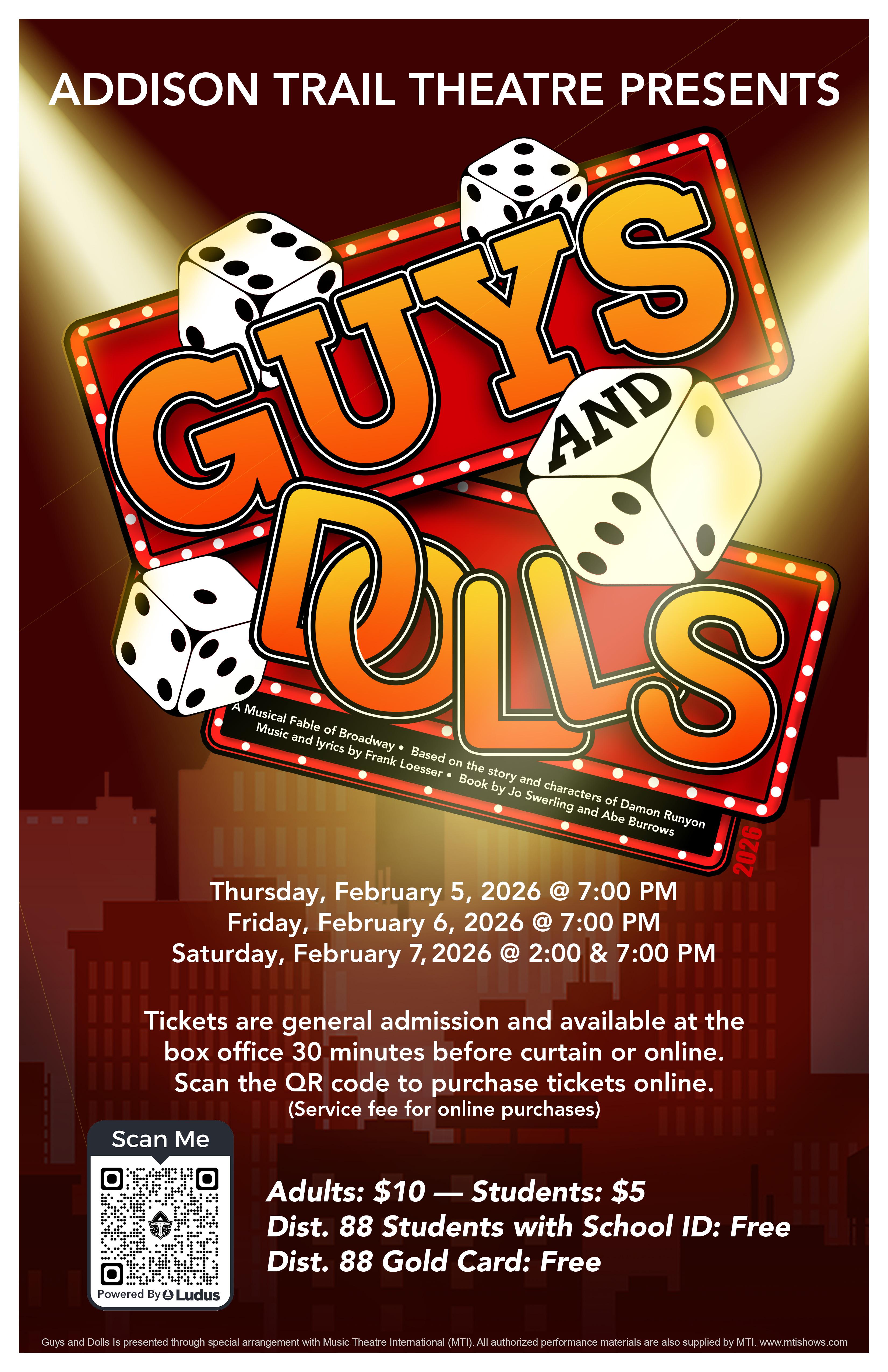 Addison Trail to present winter musical, ‘Guys and Dolls’