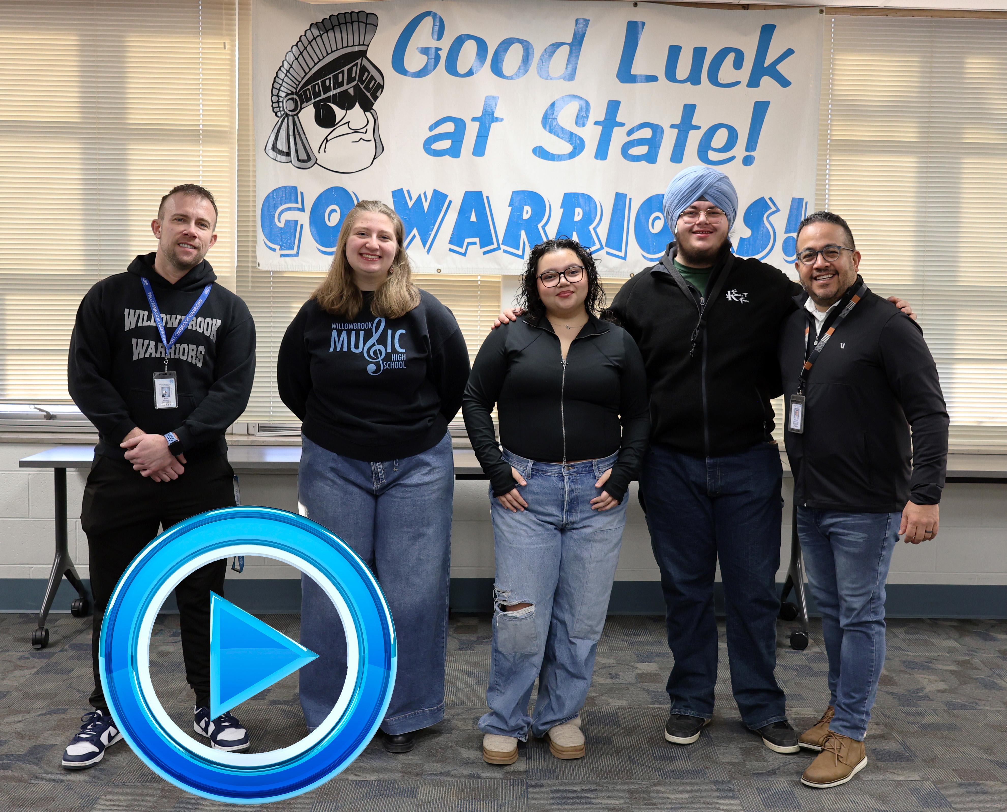 Willowbrook hosts State send-off for three ILMEA All-State Musicians